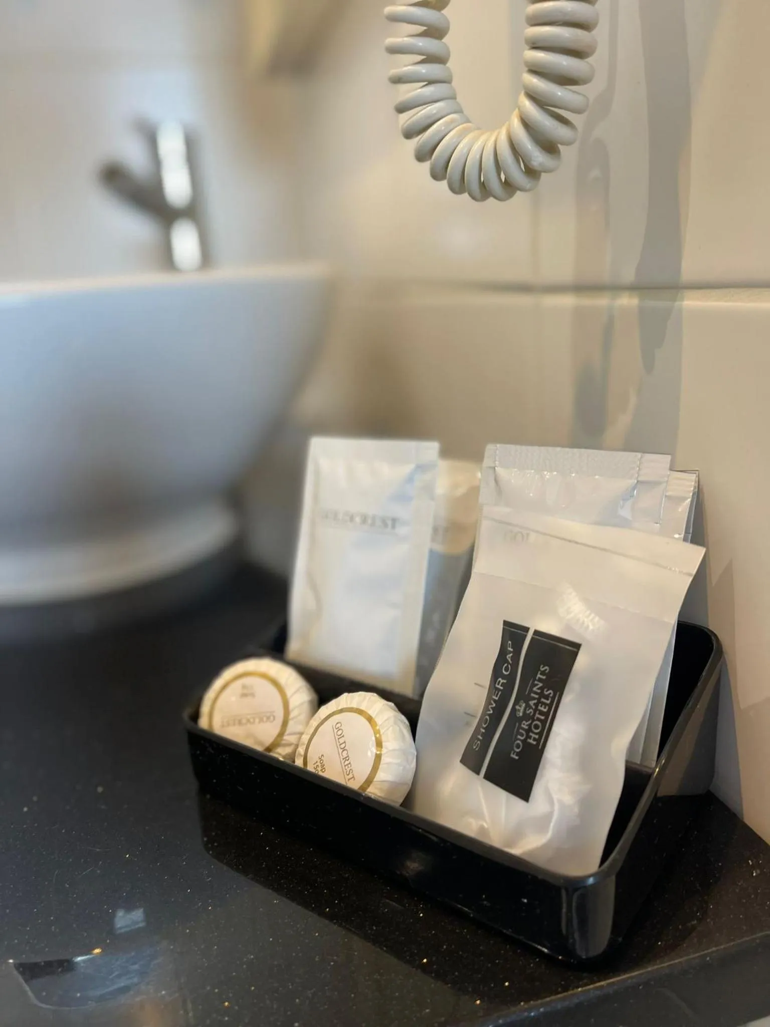 Bathroom in Four Saints Brig Y Don Hotel