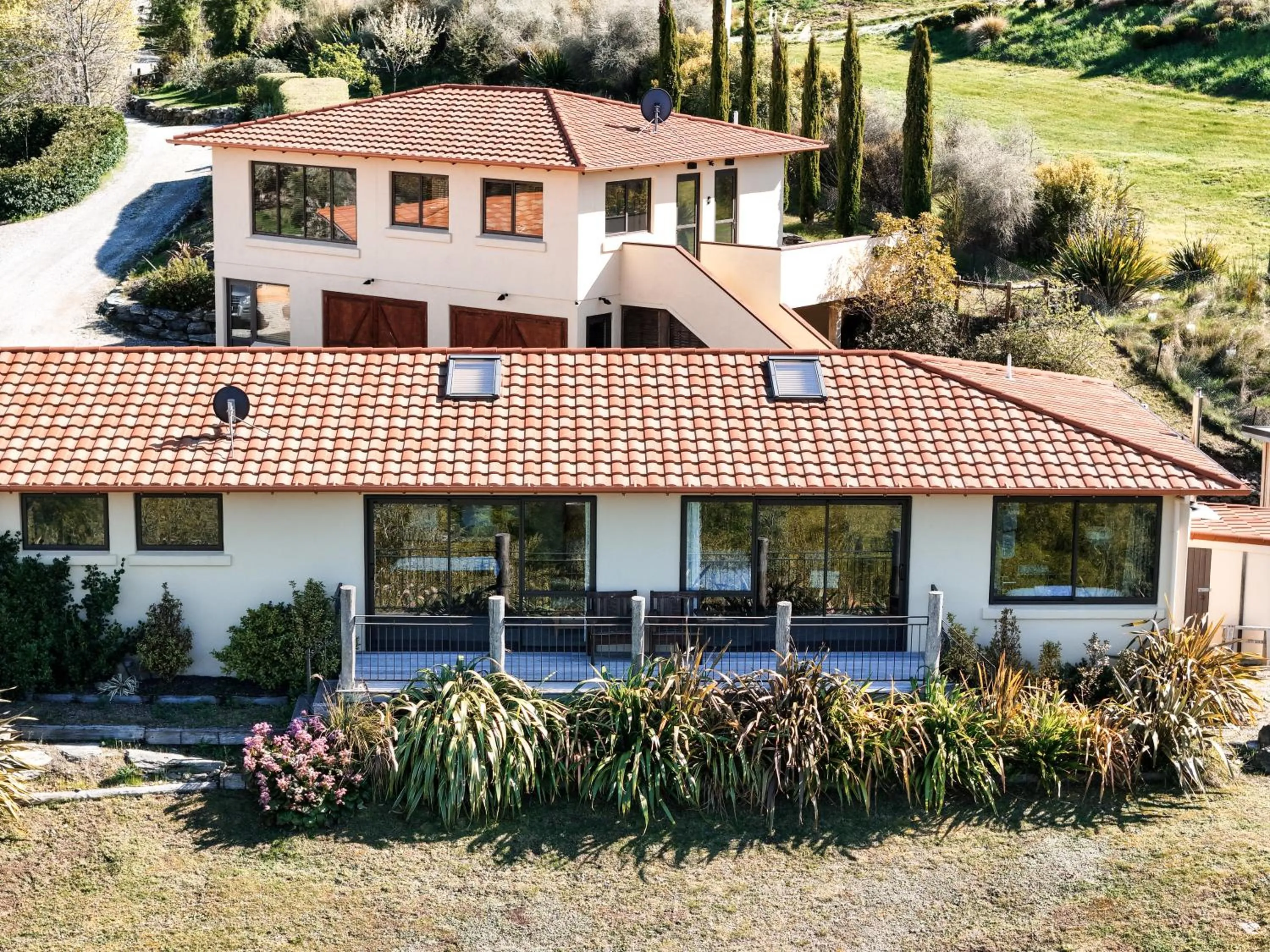 Bird's eye view in Bannockburn House