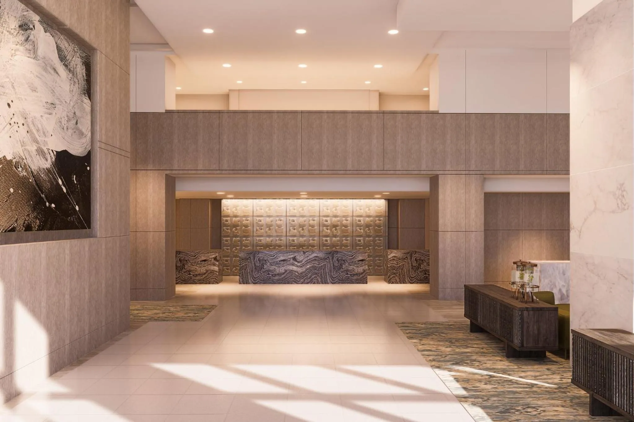 Lobby or reception, Bed in Loews Atlanta Hotel