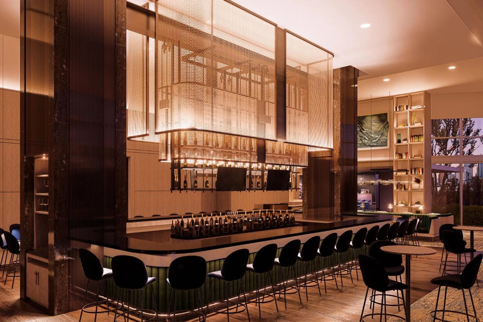 Lounge or bar in Loews Atlanta Hotel