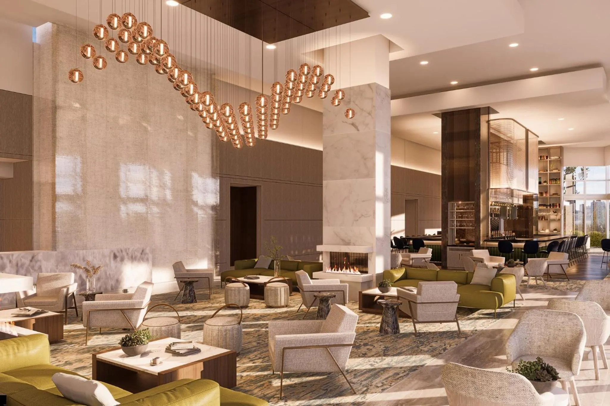 Lounge or bar in Loews Atlanta Hotel