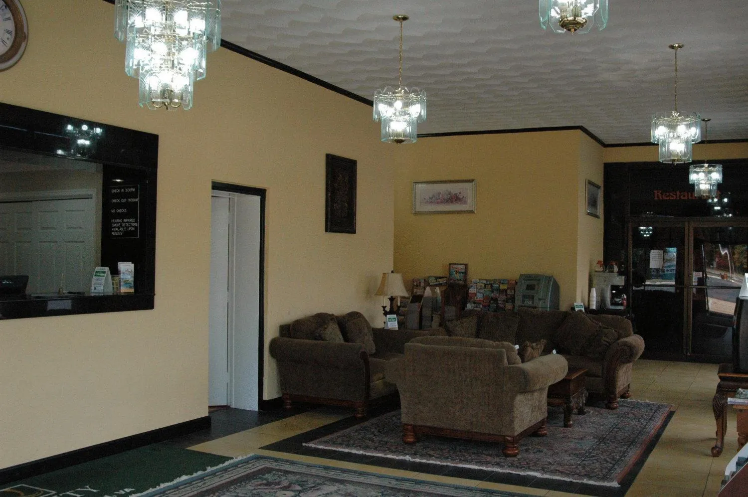Lobby or reception in Ambassadors Inn & Suites