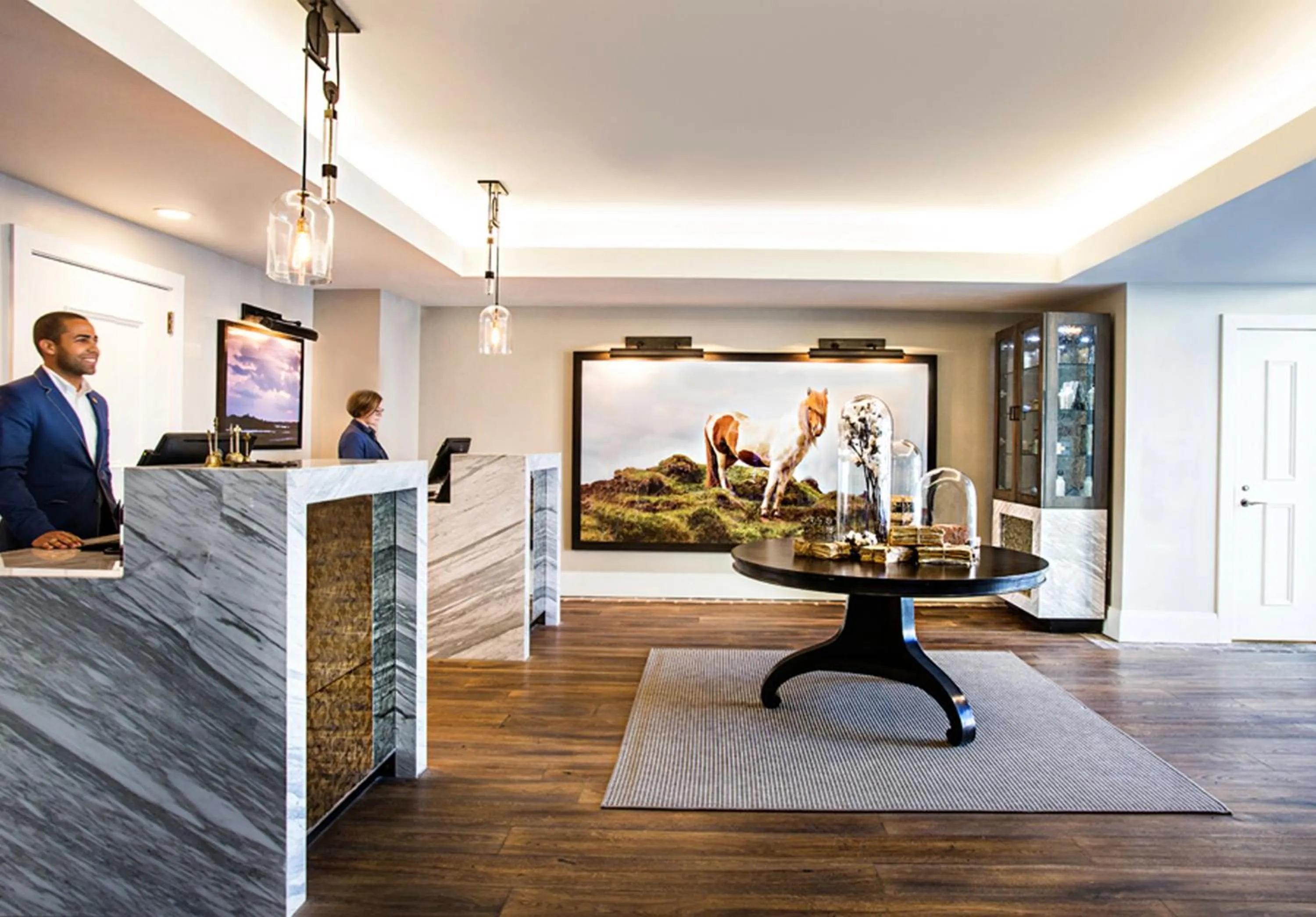 Lobby or reception in The Restoration Hotel