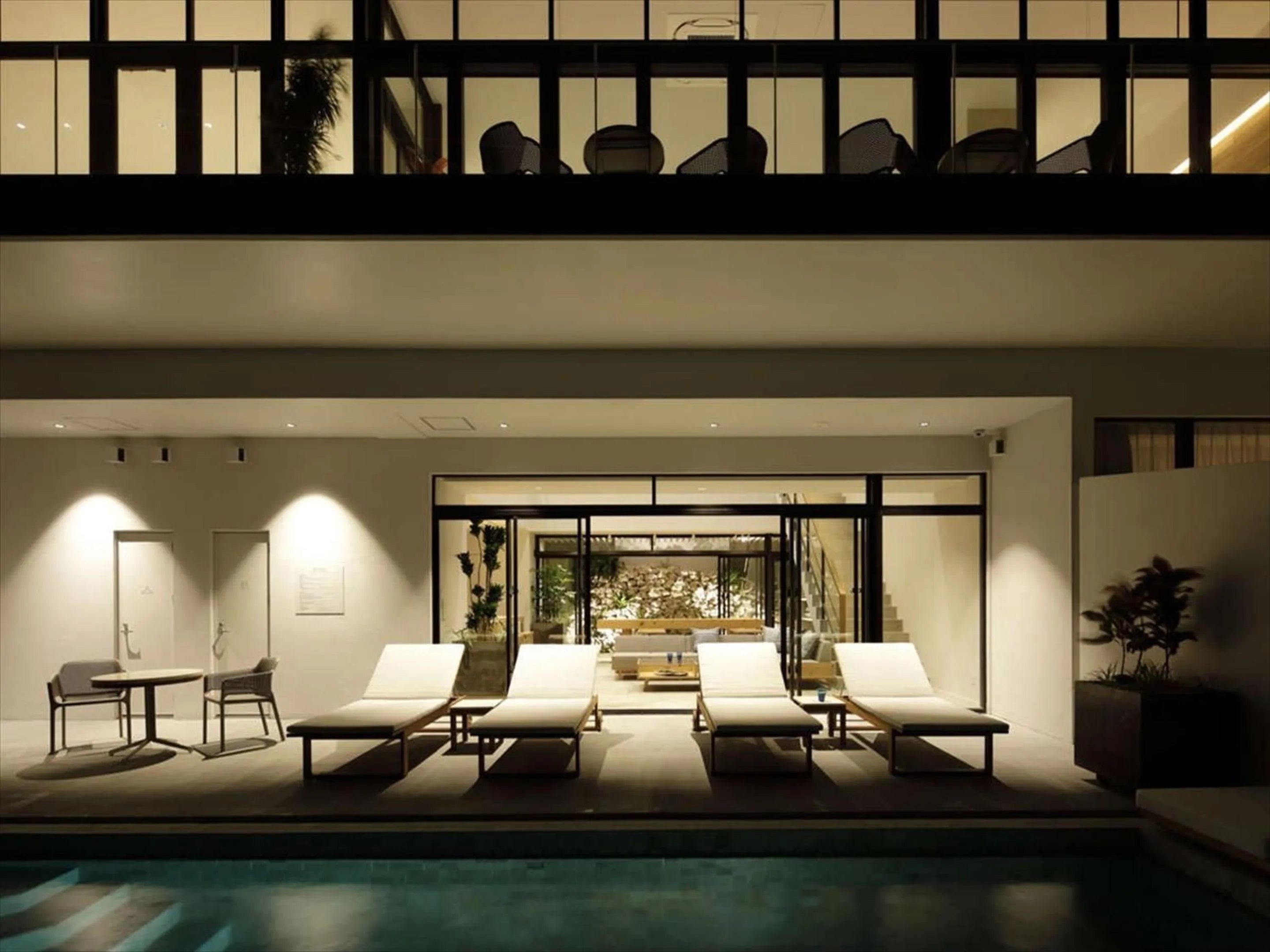 Pool view in Hotel Locus