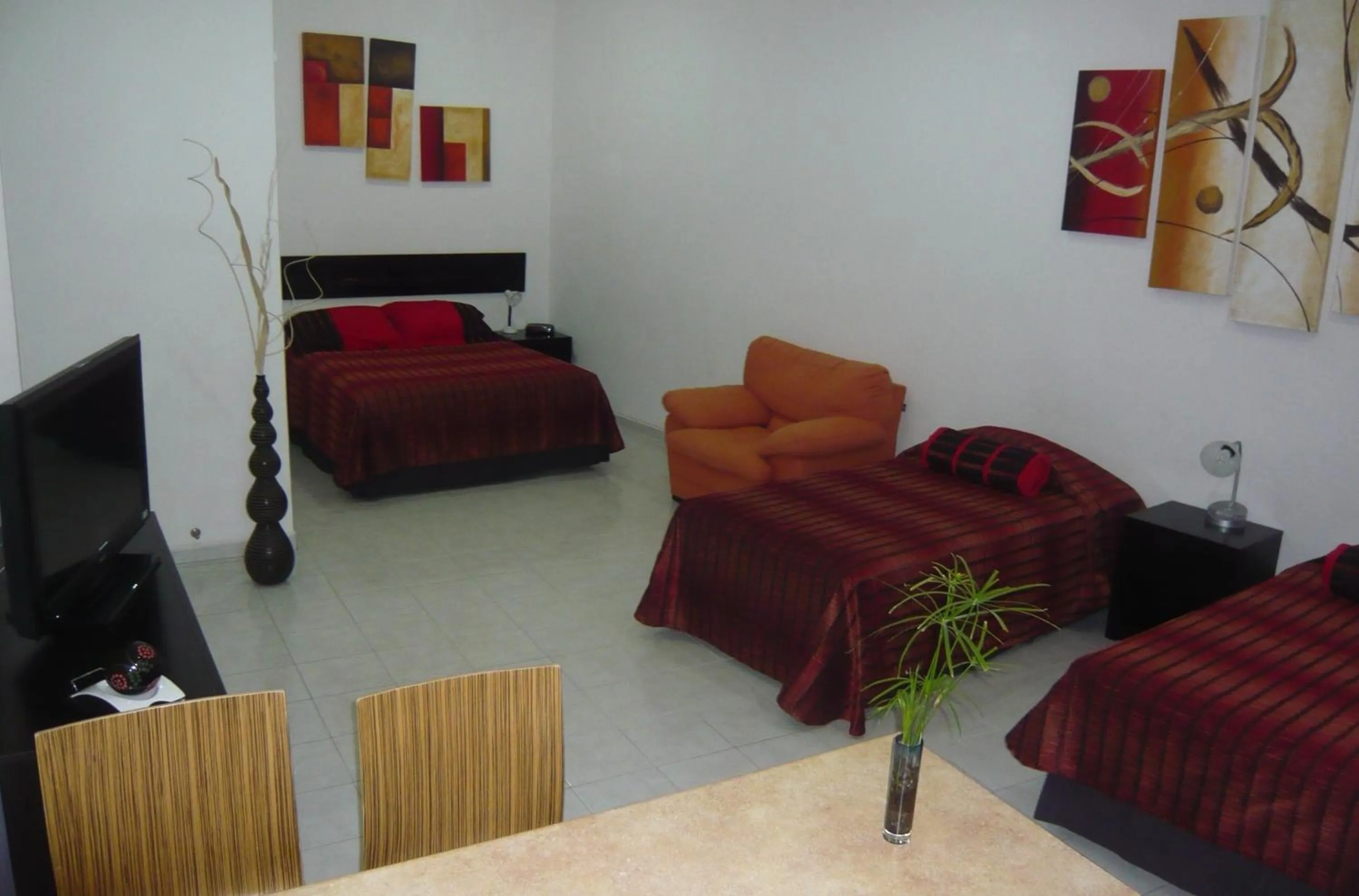 Bed in Aparthotel Siete 32