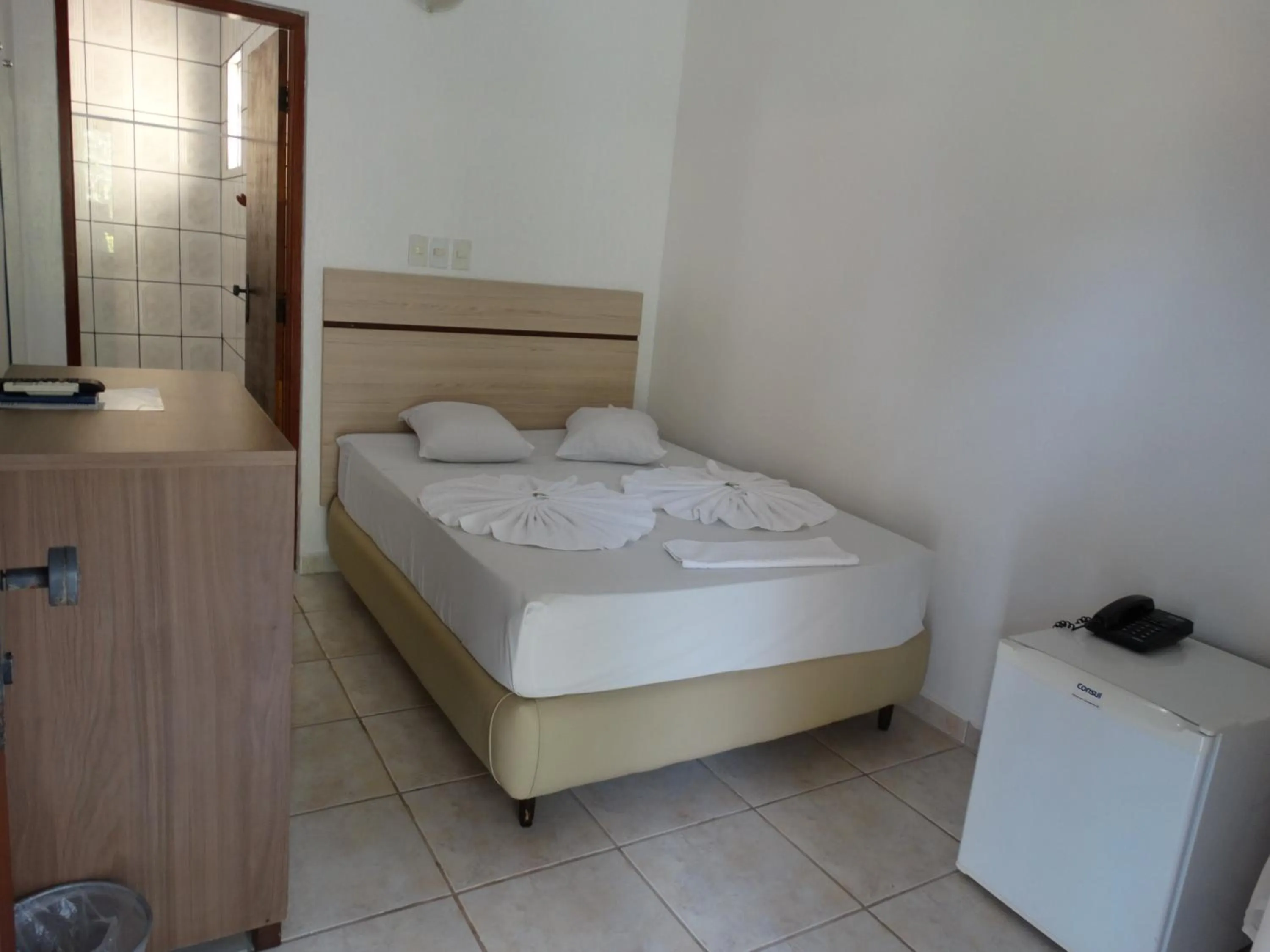 Bed in Hotel Pousada Arauna