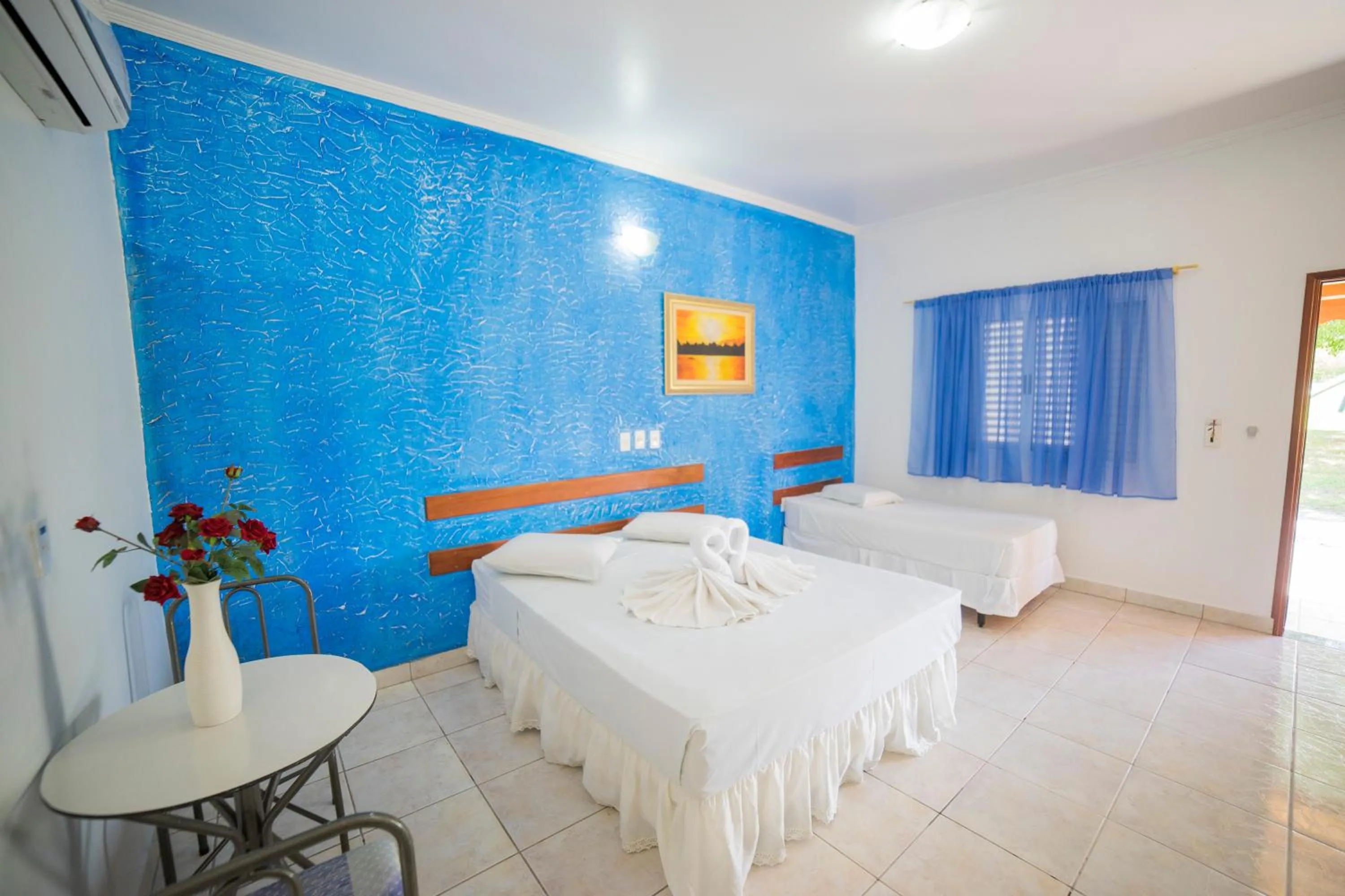 Patio, Bed in Hotel Pousada Arauna