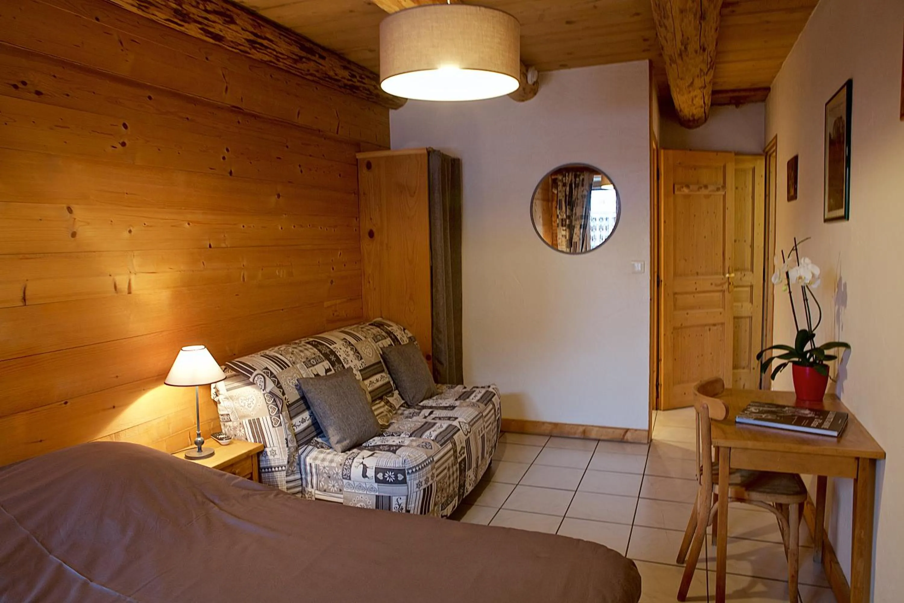 Bed in La ferme du Mont-Blanc