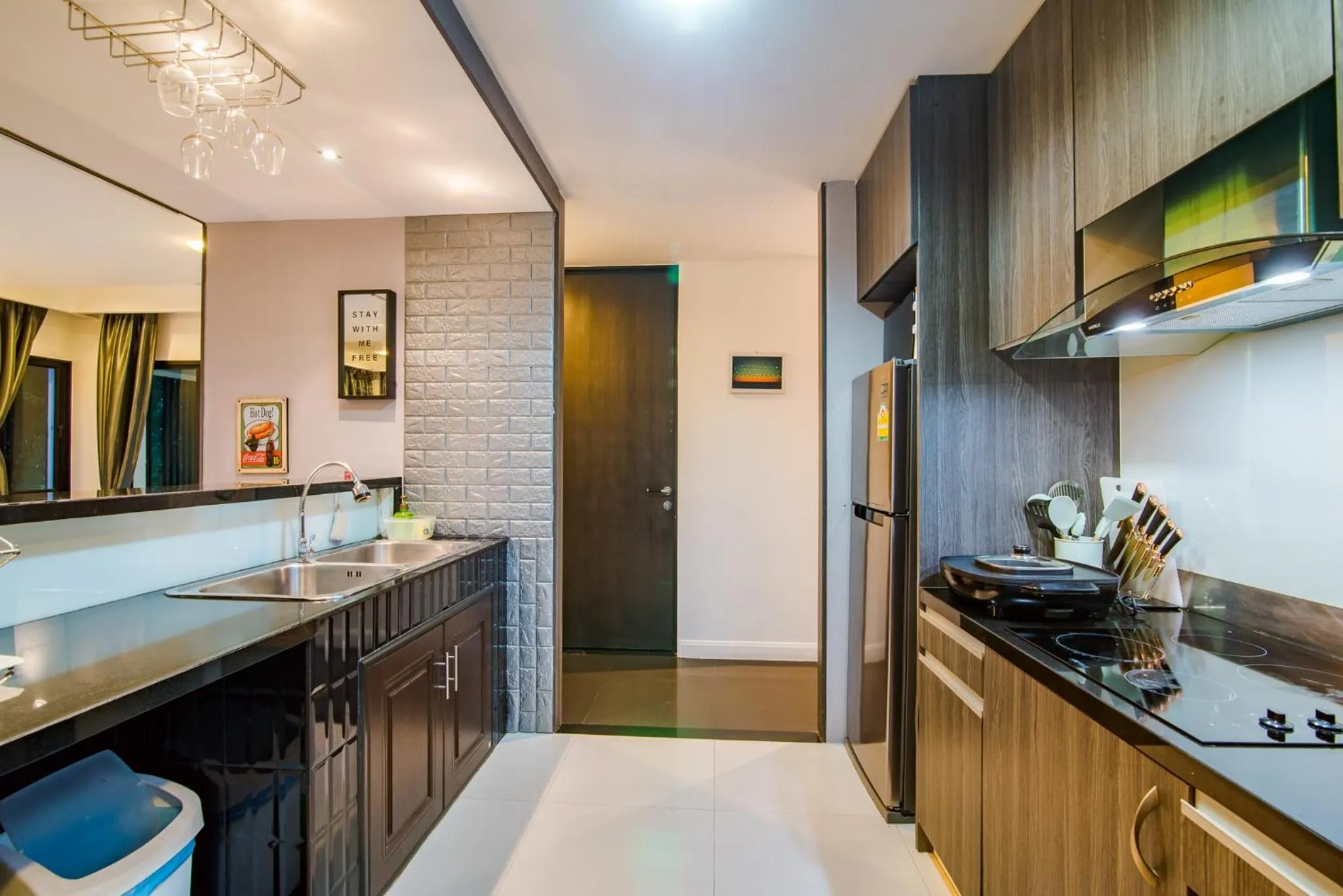 Kitchen or kitchenette in Sierra Pool Villa Hua Hin 102