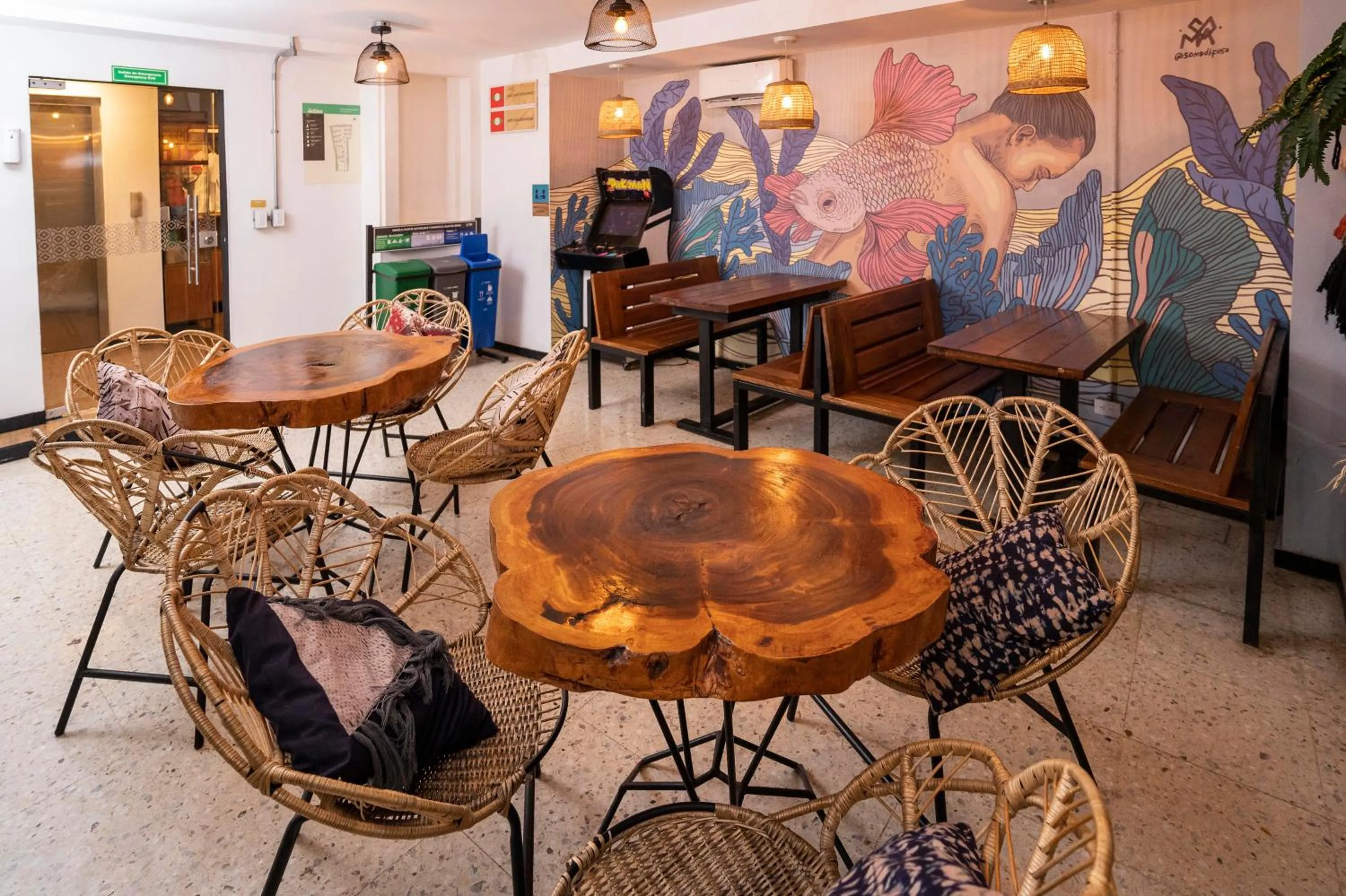 Living room in Selina Cartagena