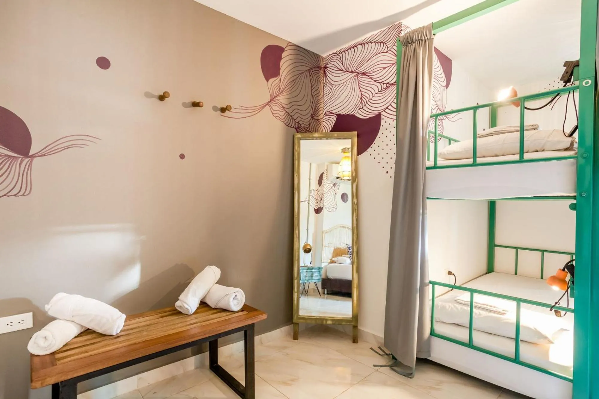 Photo of the whole room, Bed in Selina Cartagena