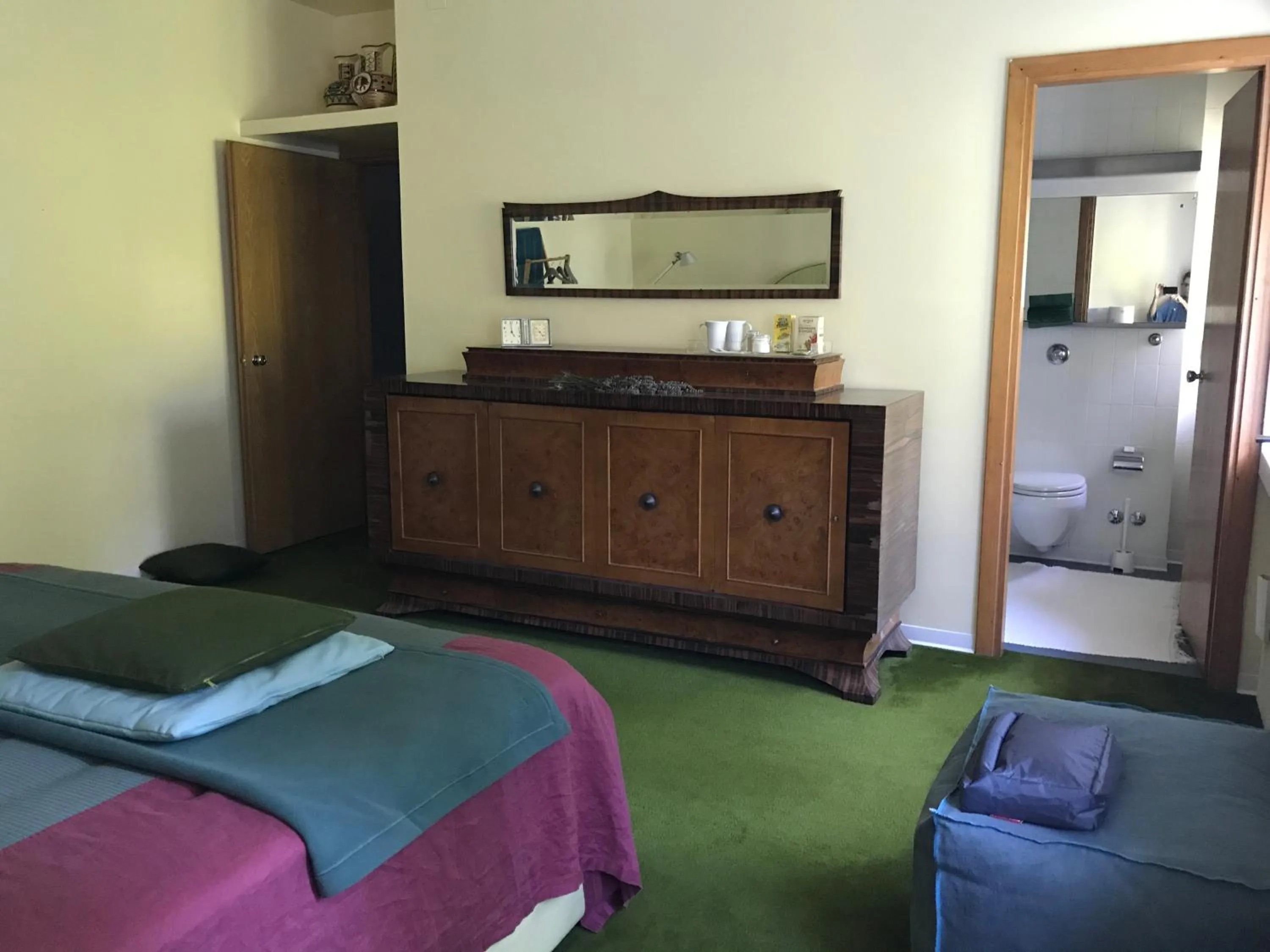 Bed in La Casa Blu di Monasteto