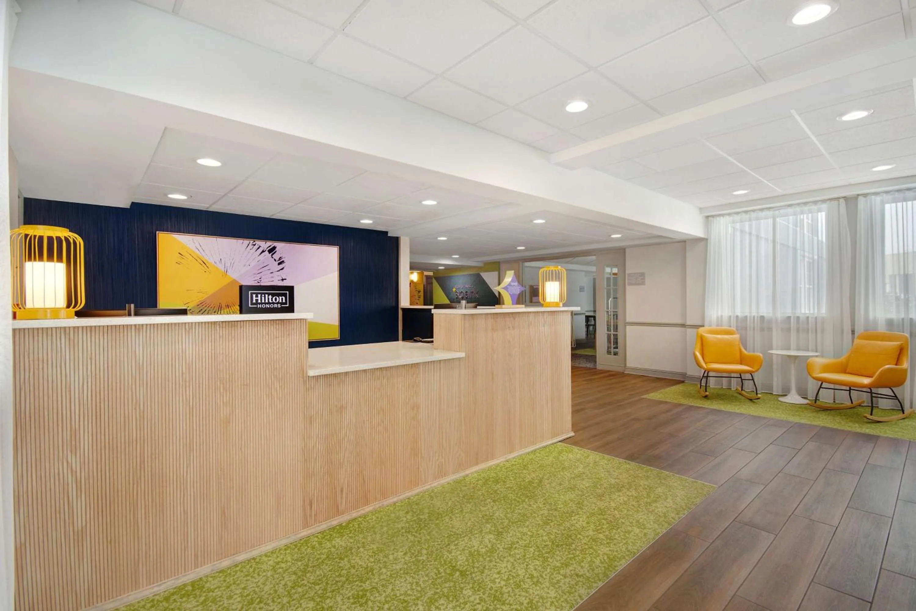 Lobby or reception in Spark By Hilton Rochester University Area