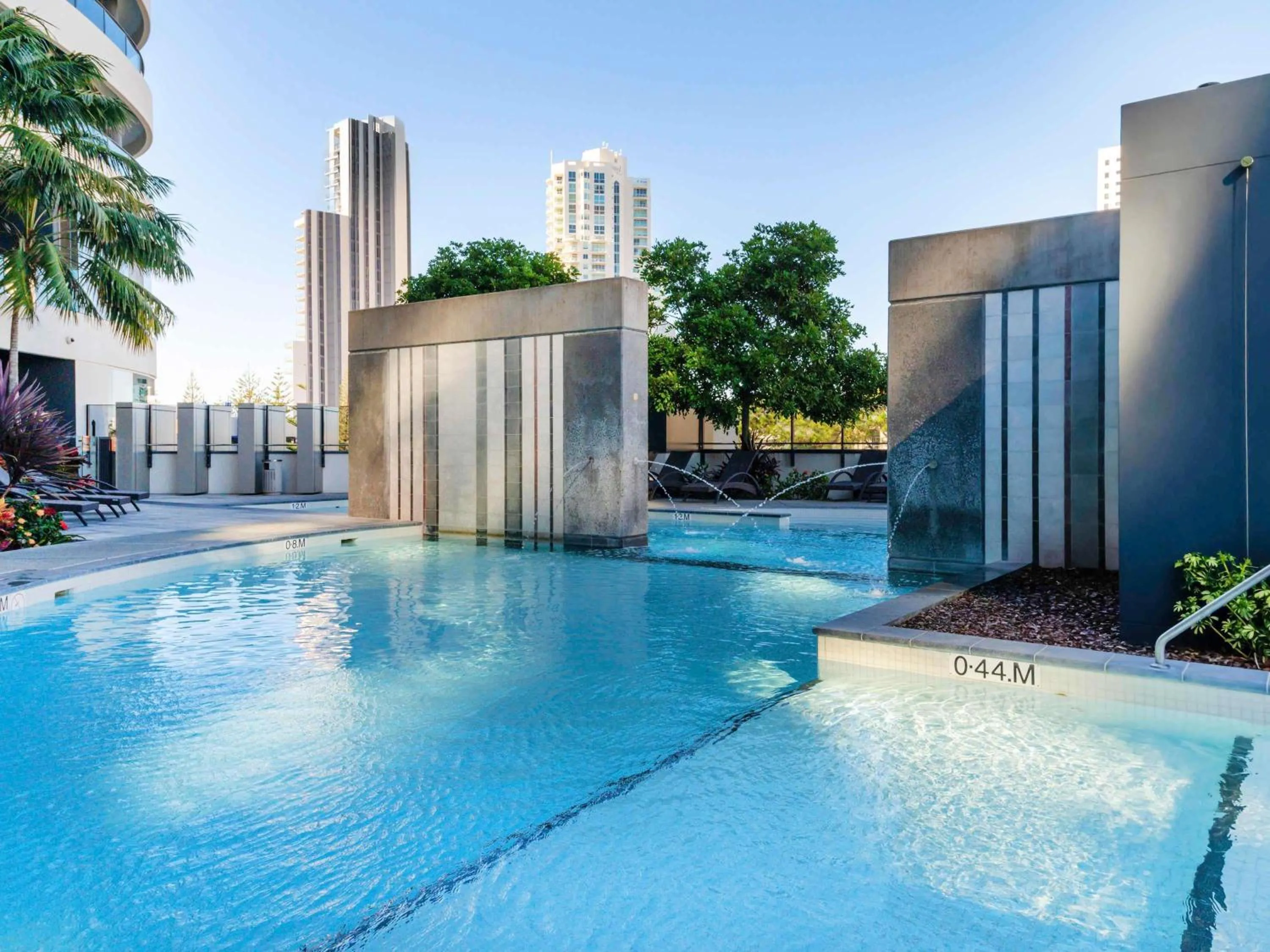 Pool view in Peppers Broadbeach