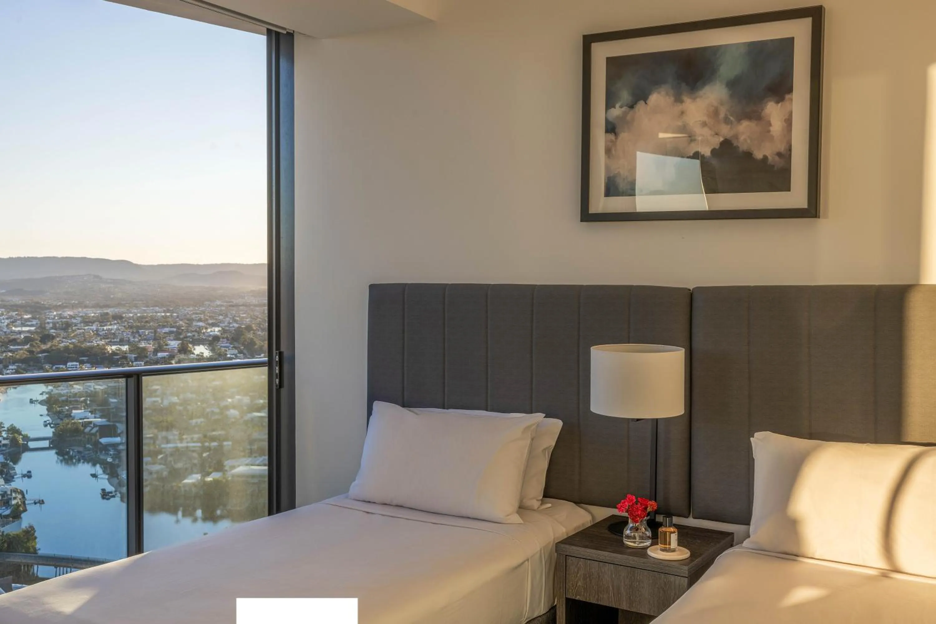 Bedroom in Peppers Broadbeach