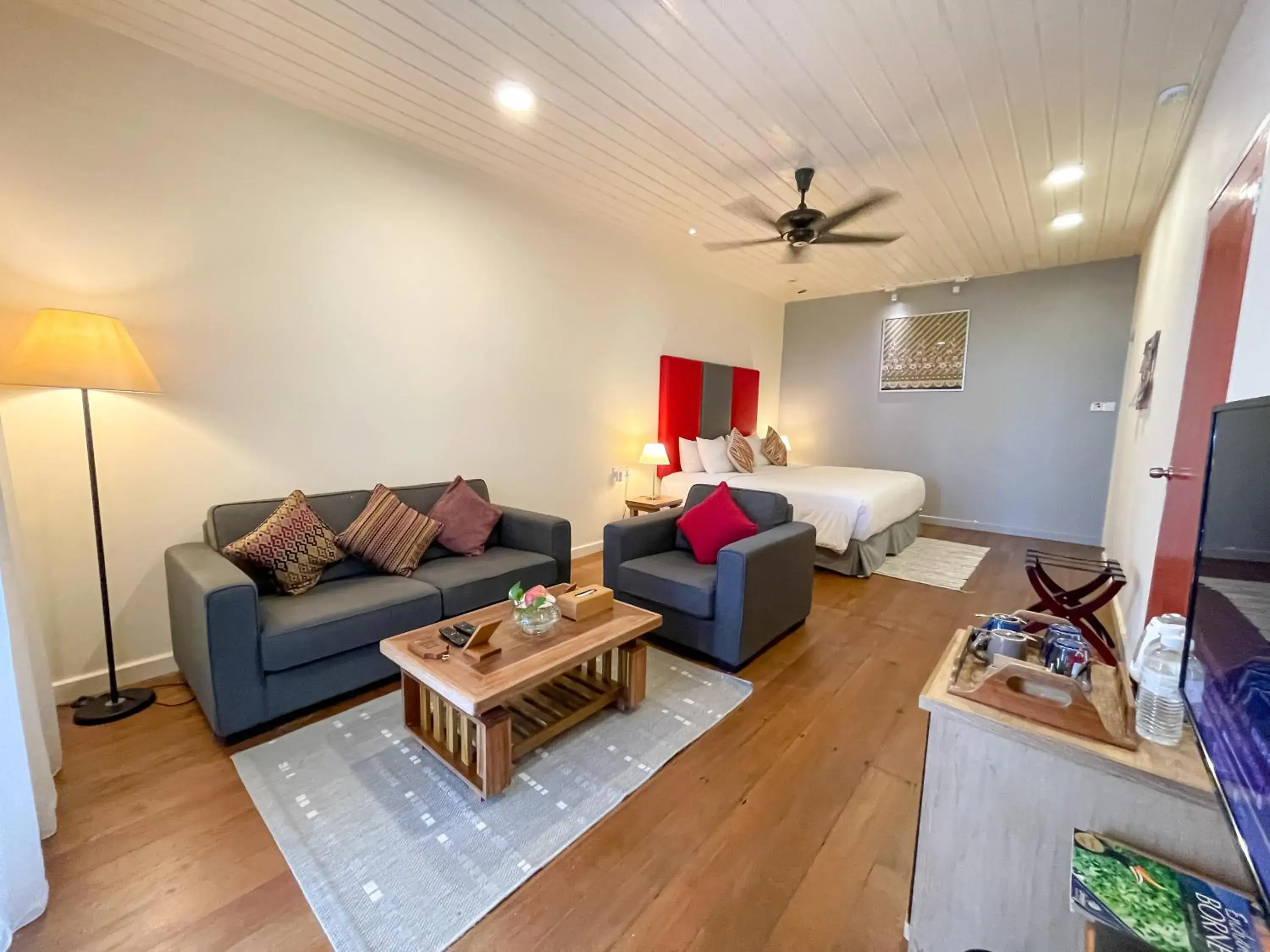 Beach Suite King + Return Boat Transfer in Sutera Sanctuary Lodges At Manukan Island Beach Suite King + Return Boat Transfer in Sutera Sanctuary Lodges At Manukan Island