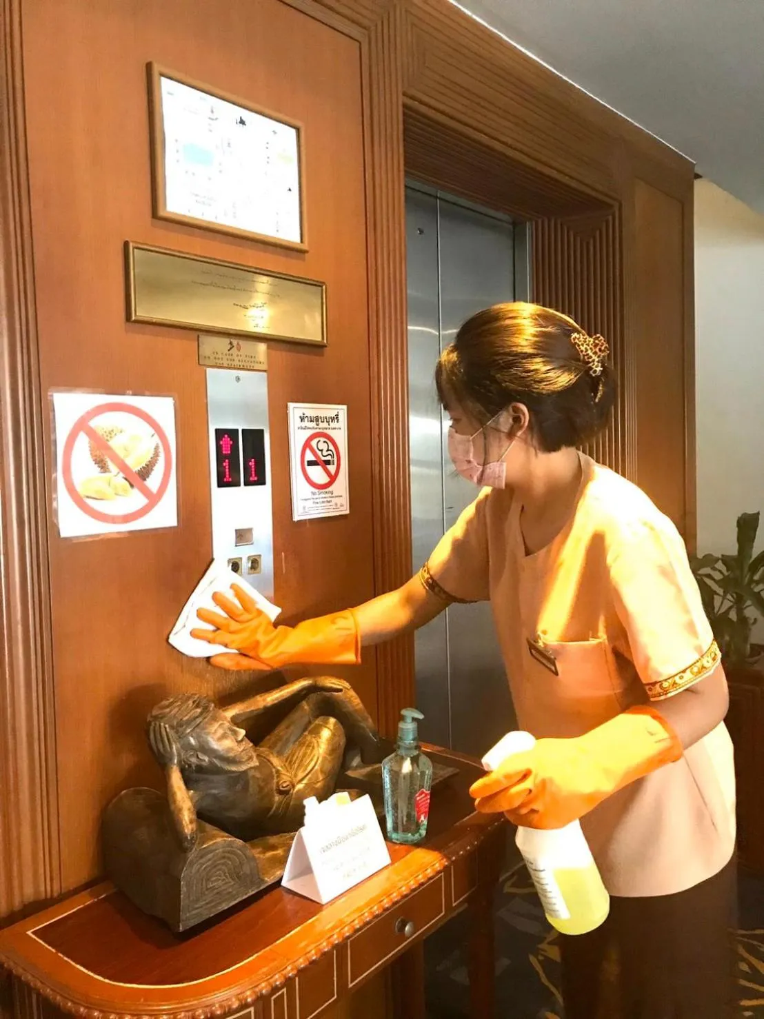 Staff in Wiang Inn Hotel