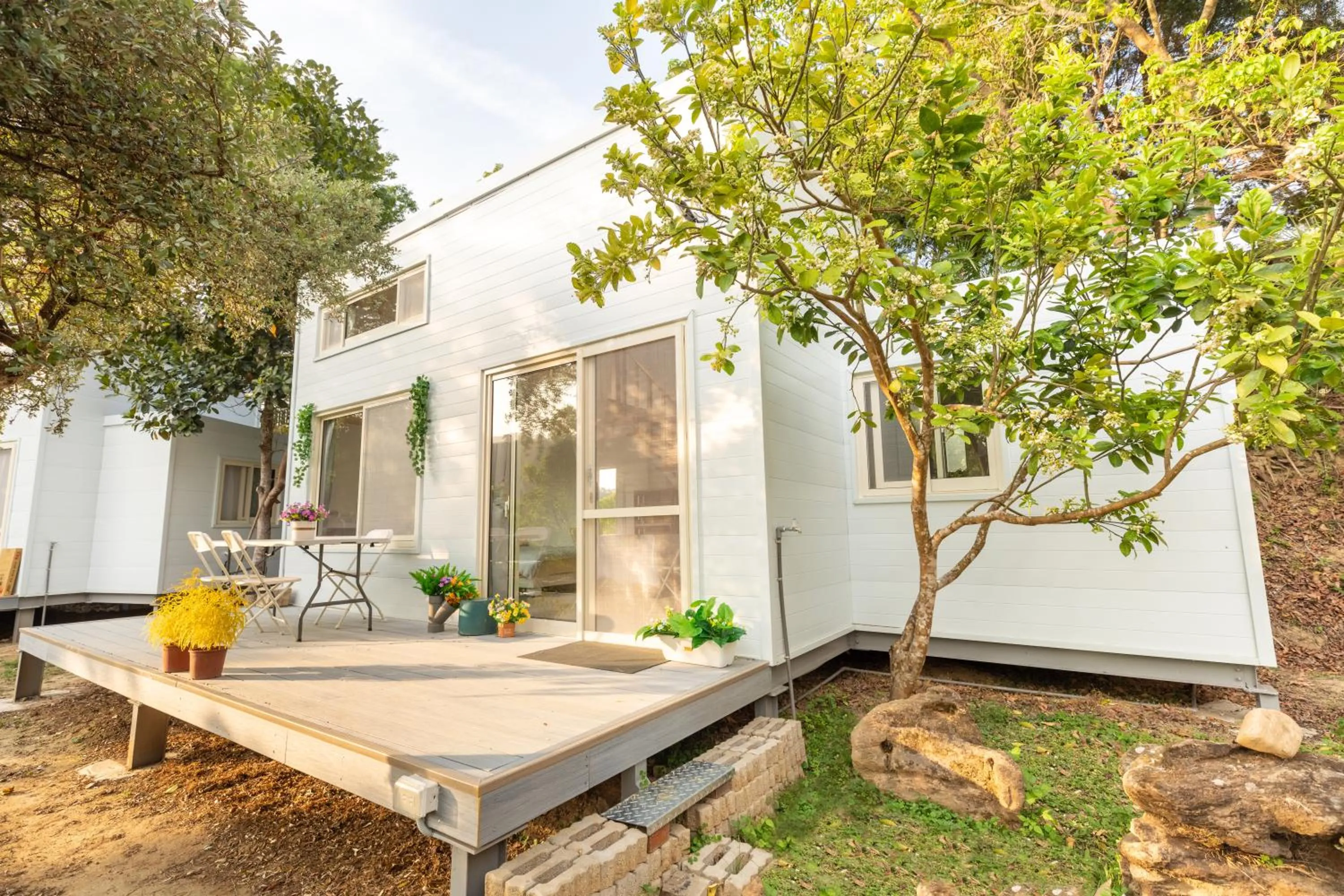 The house behind stream