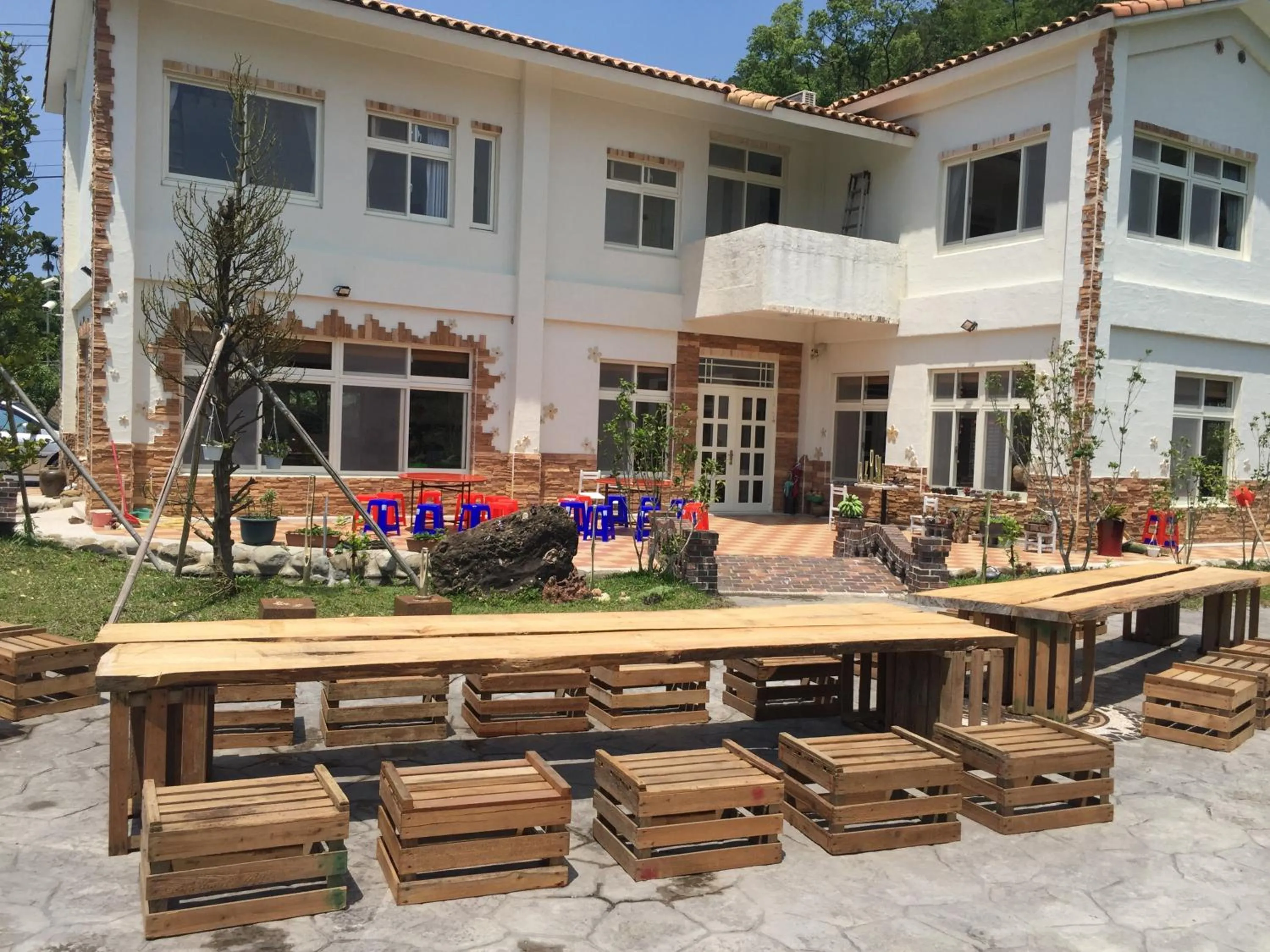 The house behind stream