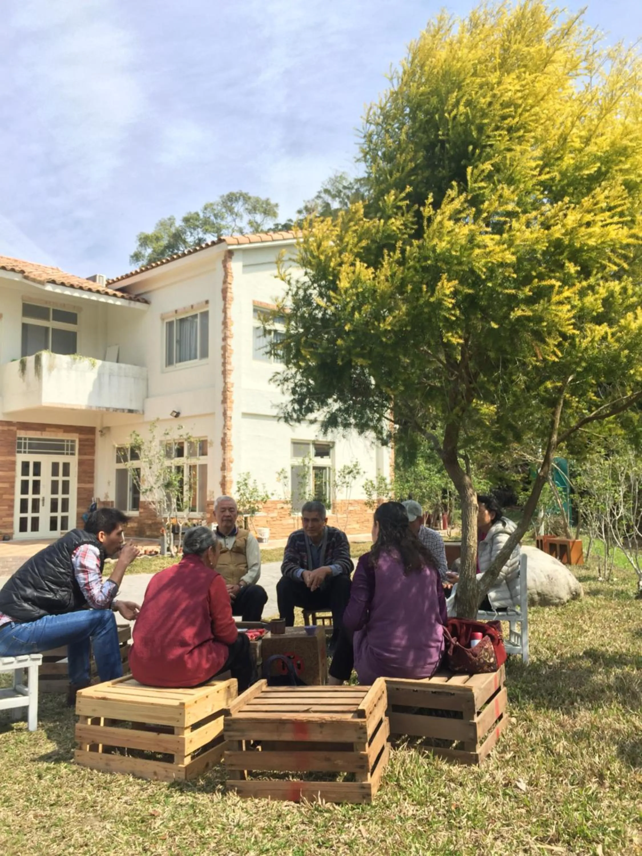 The house behind stream