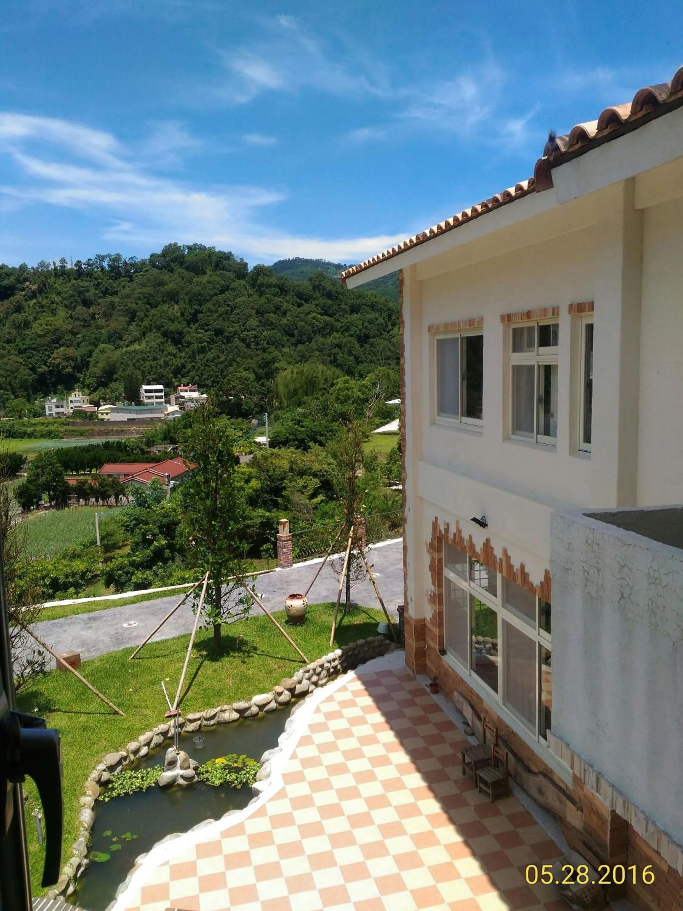 Property building in The house behind stream