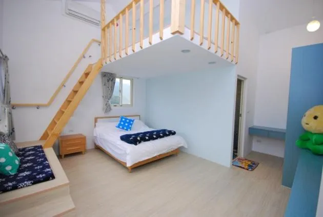 Bed in The house behind stream