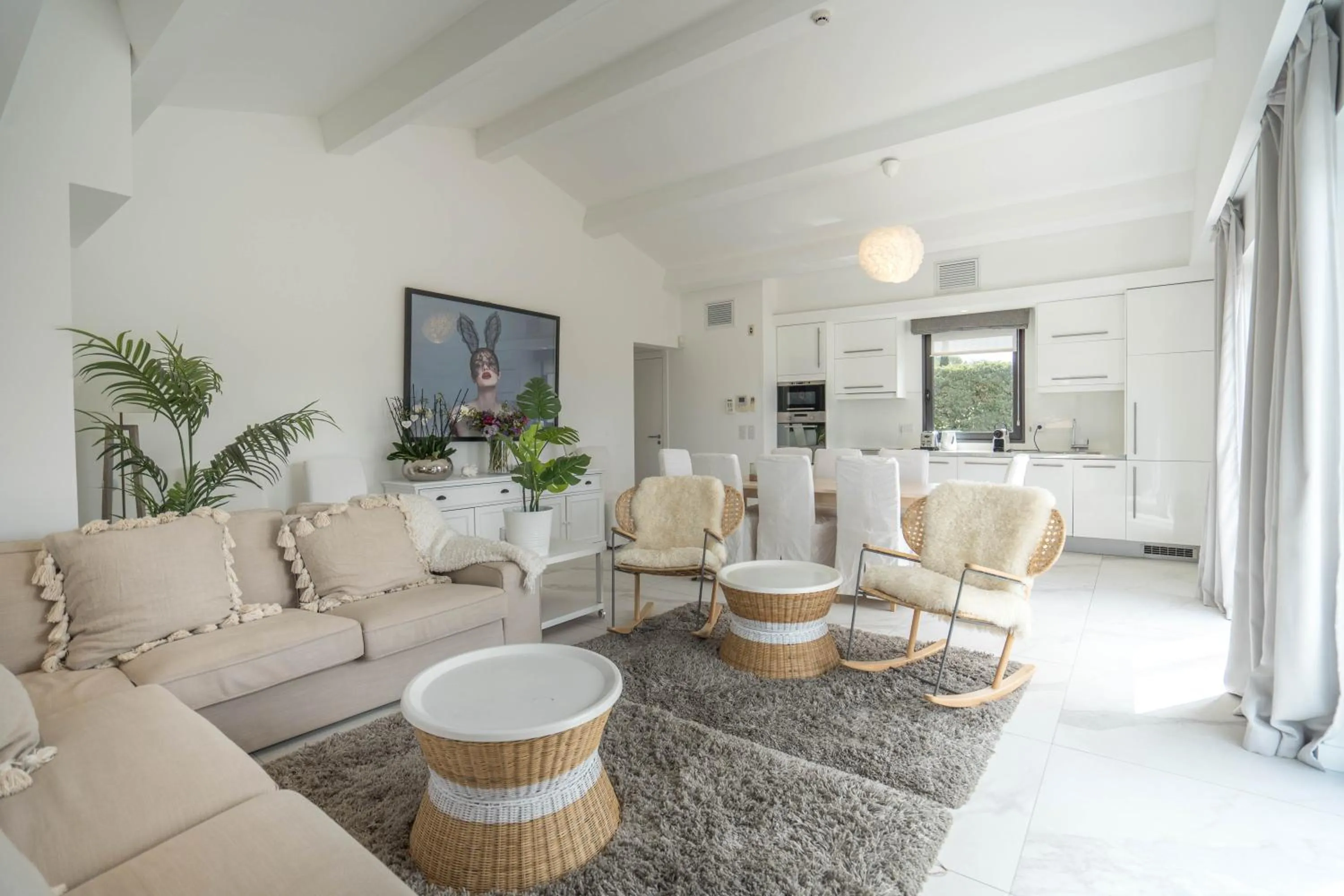 Living room in Hotel le Mandala