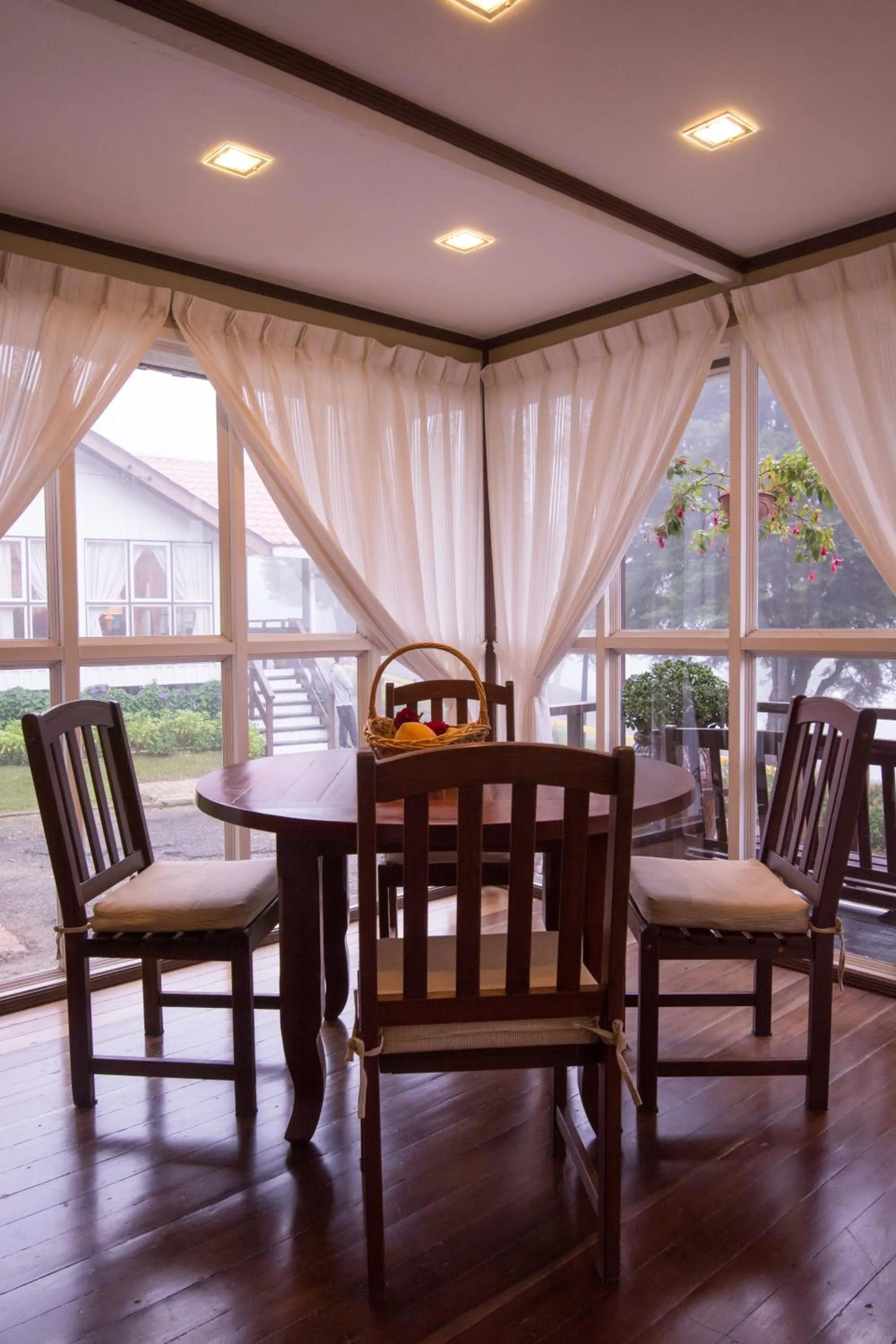 Dining area in Sutera Sanctuary Lodges At Kinabalu Park