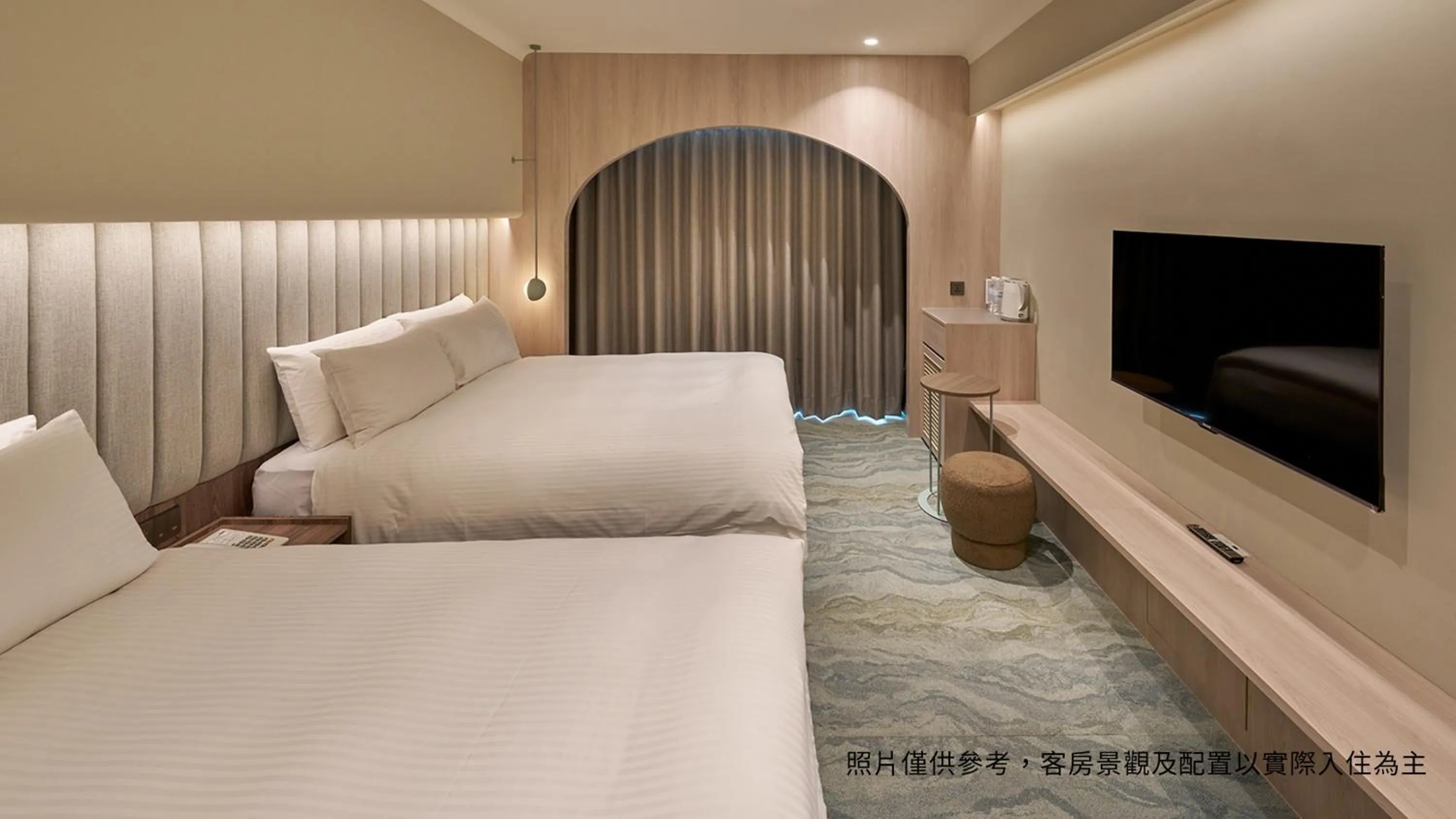 Bedroom, Bed in Howard Lake Resort Shihmen Dam