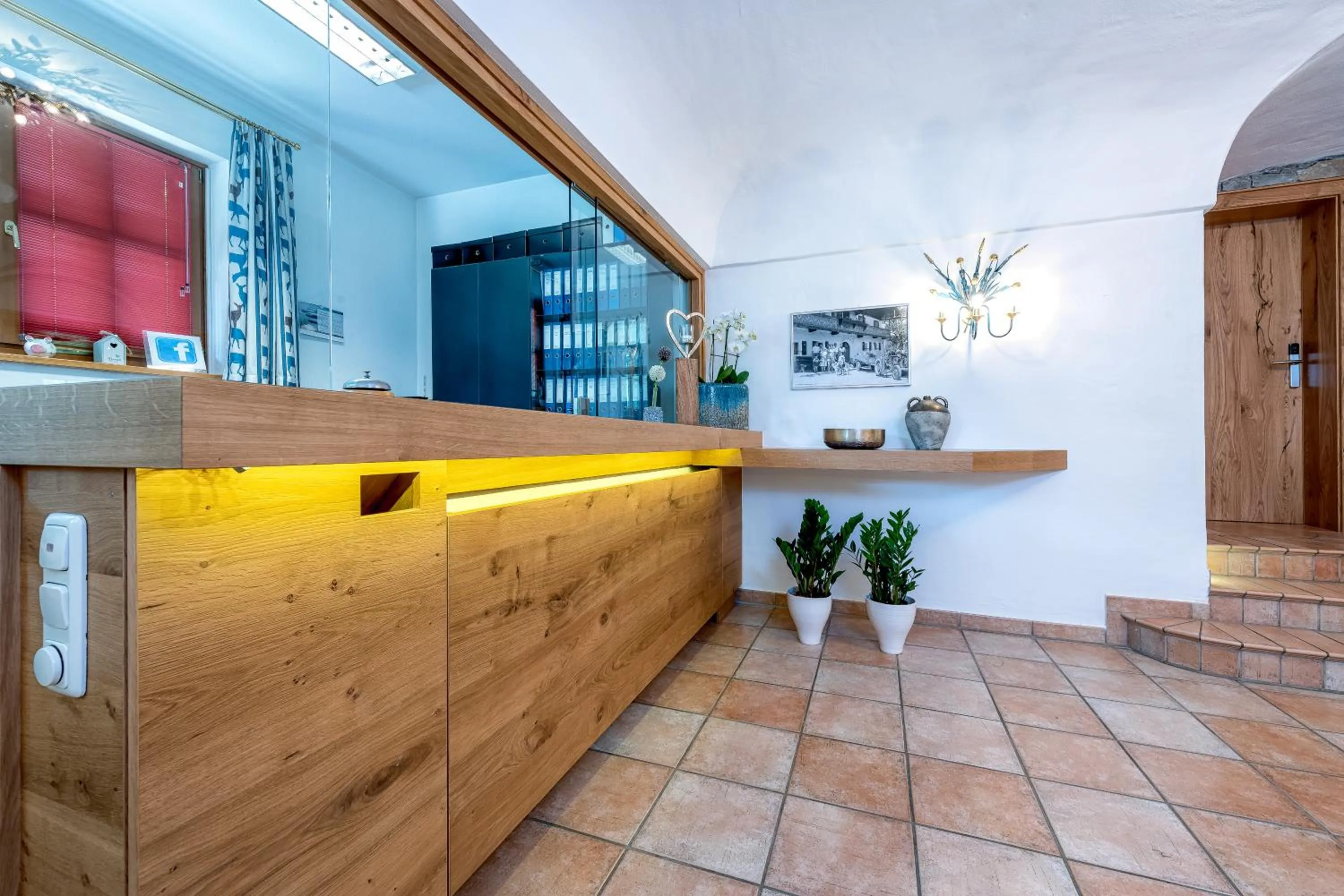 Lobby or reception in Das Stoaberg