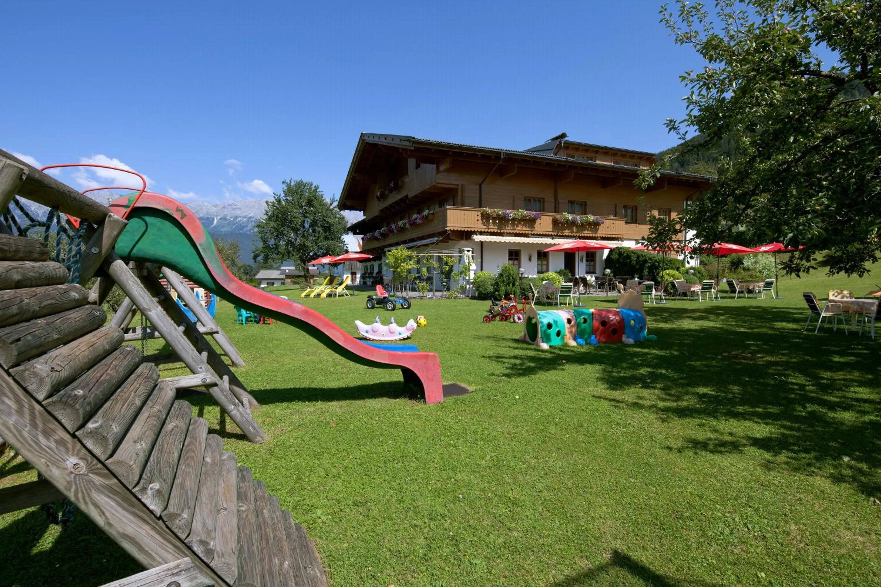 Children play ground in Das Stoaberg