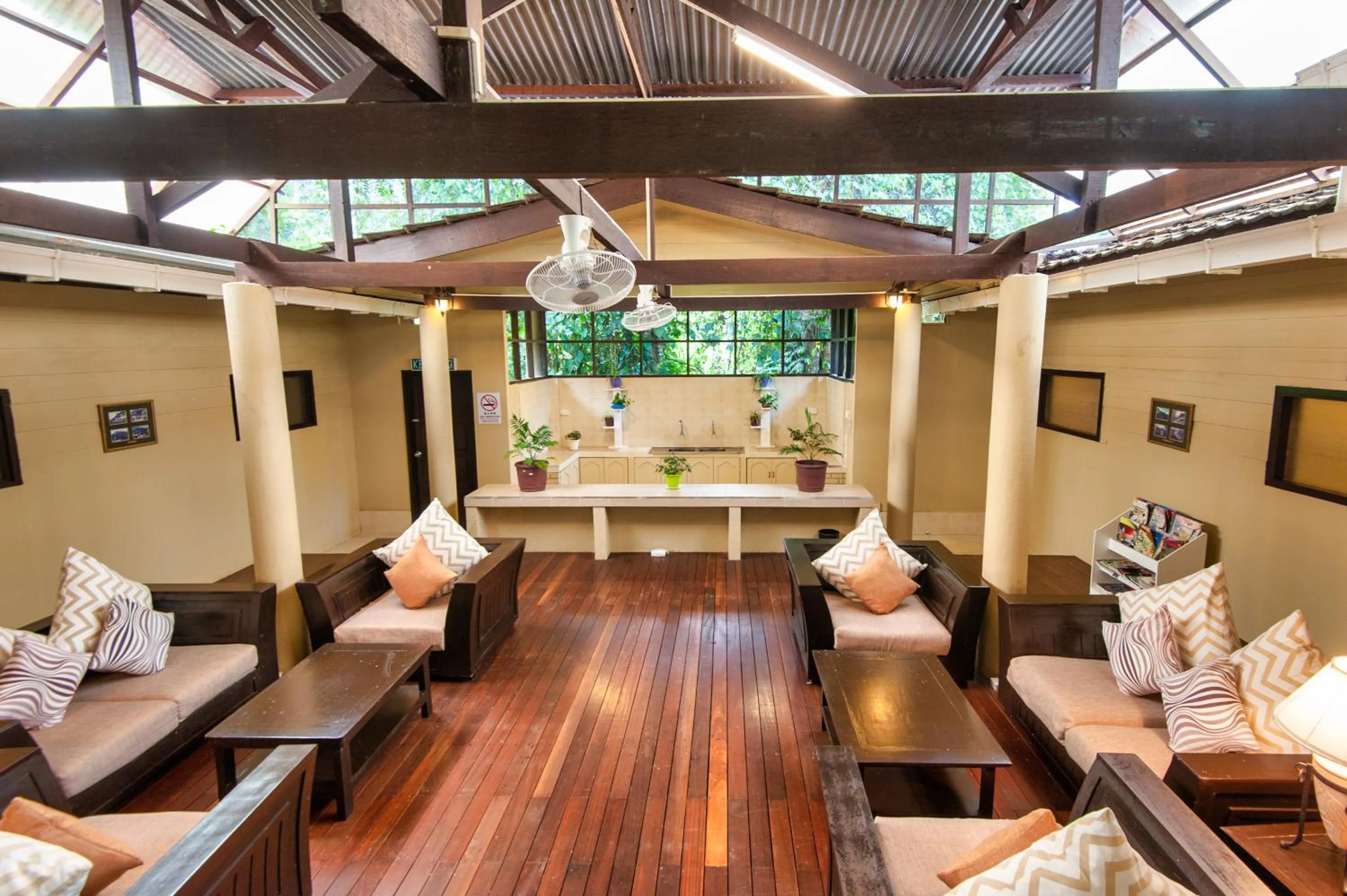 Seating area in Sutera Sanctuary Lodges At Poring Hot Springs