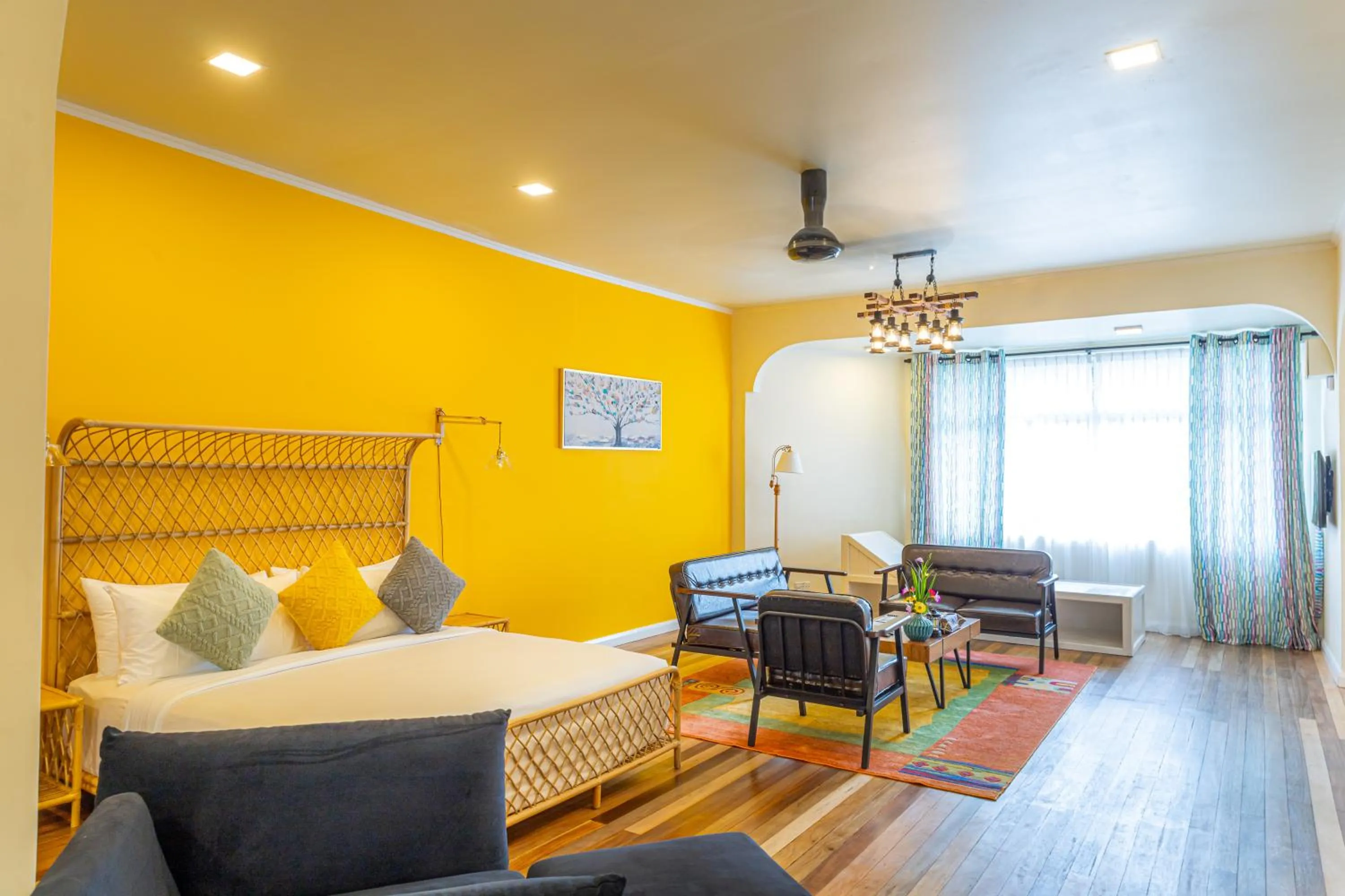 Bed in Sutera Sanctuary Lodges At Poring Hot Springs