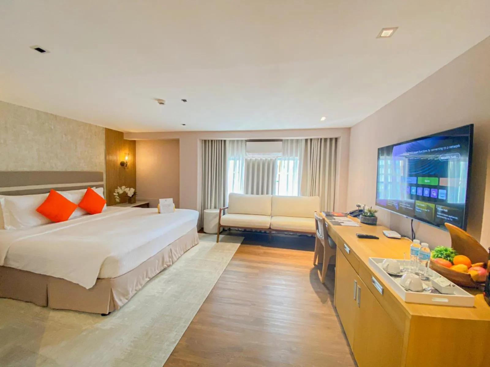 Bed in Hotel St. Ellis