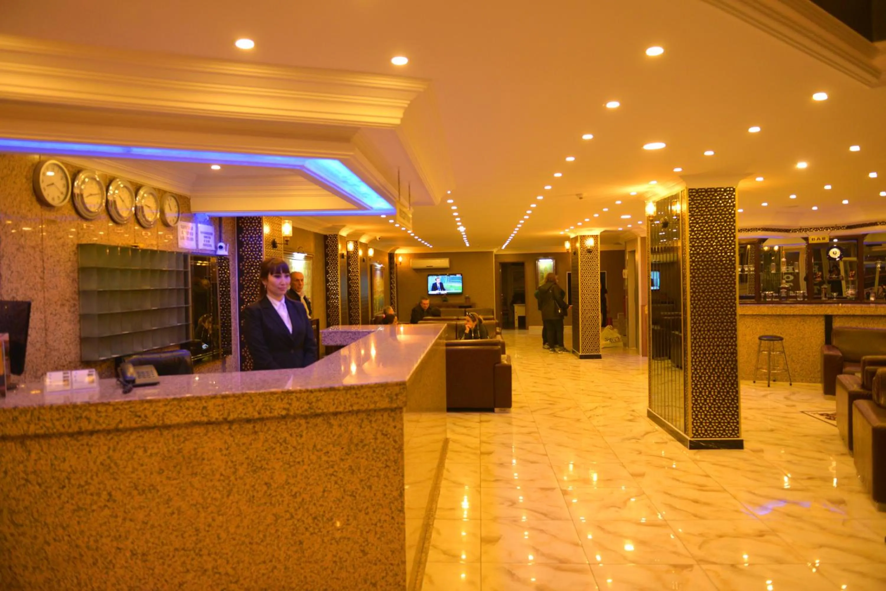Lobby or reception in Hotel Marina City