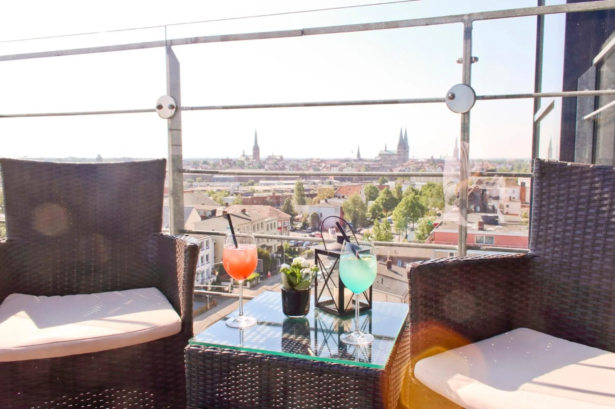 Balcony/Terrace in Hotel IV Jahreszeiten Lübeck