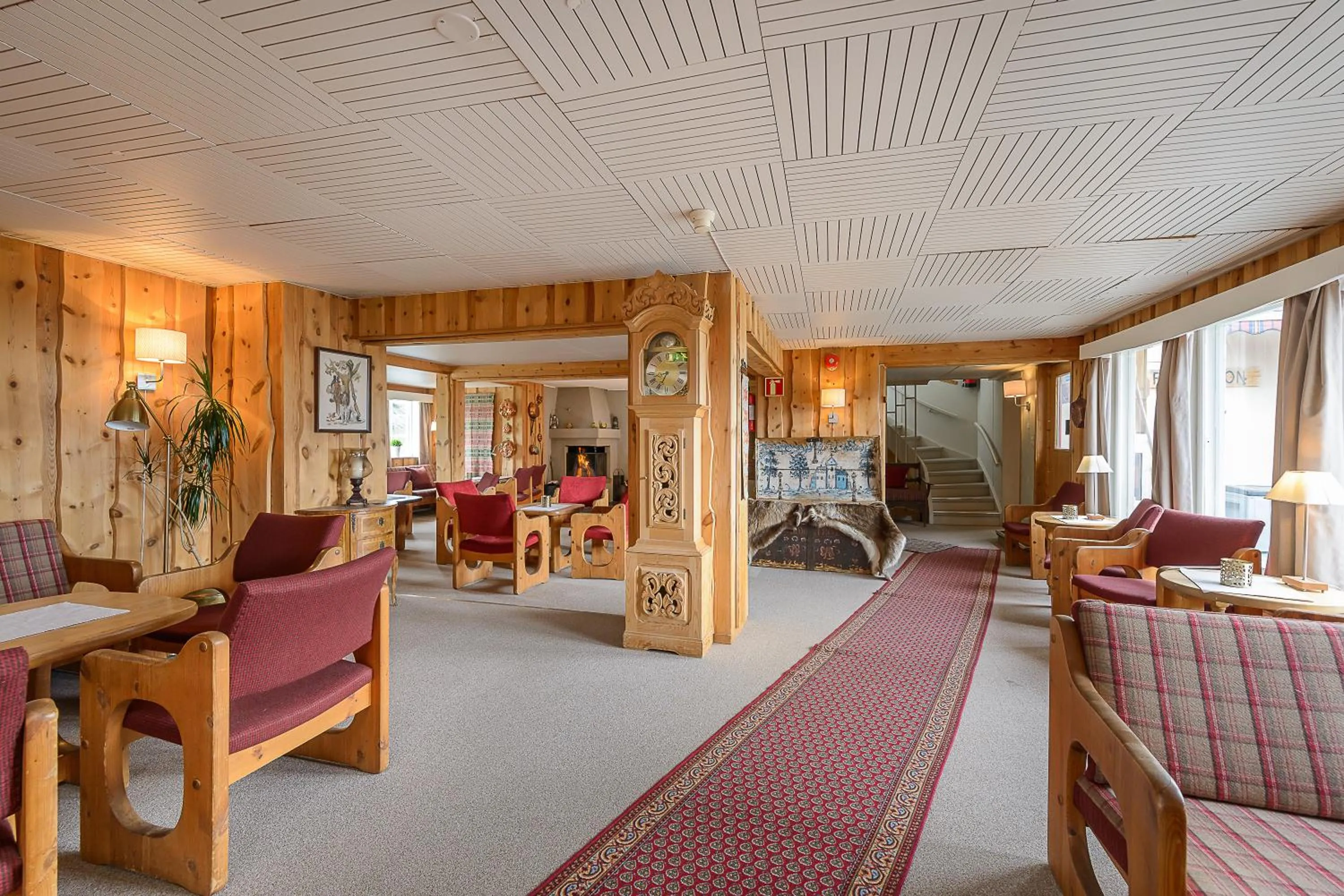 Communal lounge/ TV room in Lillehammer Fjellstue og Hytteutleie