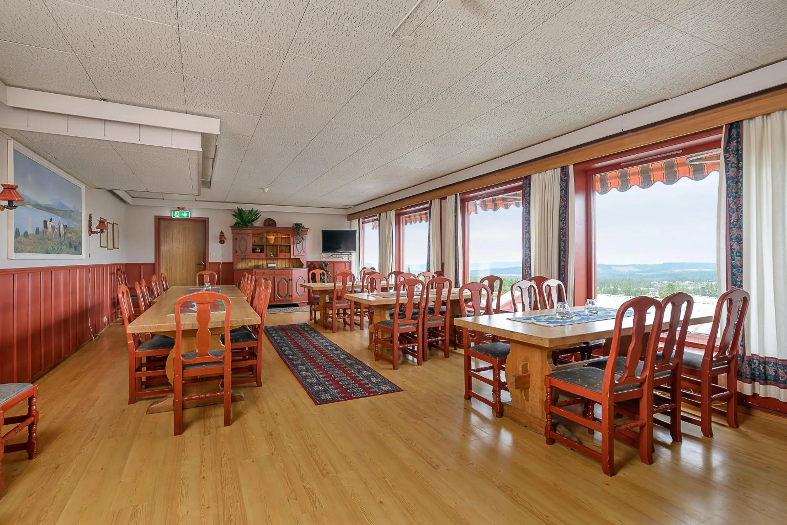 Communal lounge/ TV room in Lillehammer Fjellstue og Hytteutleie