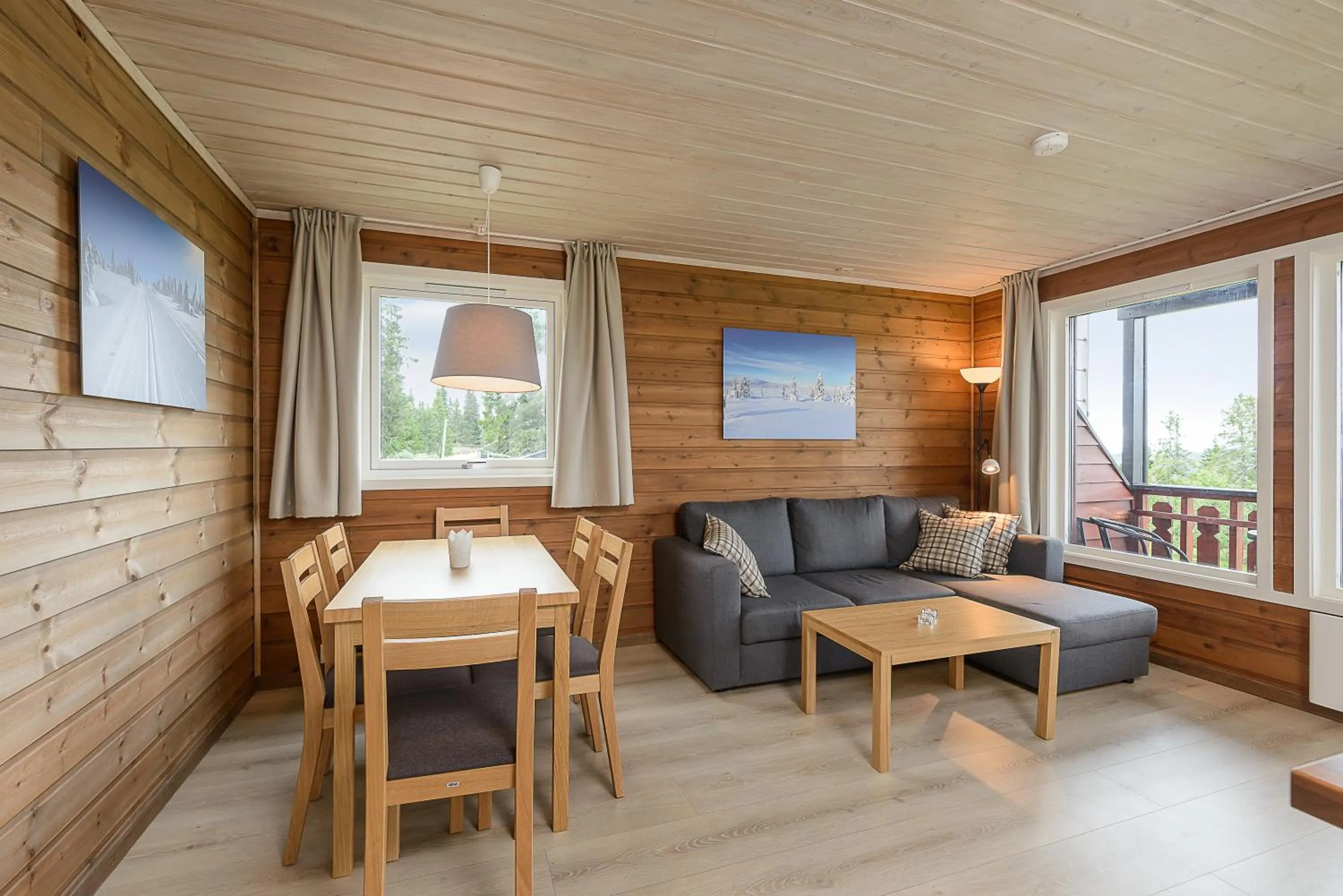 Living room in Lillehammer Fjellstue og Hytteutleie