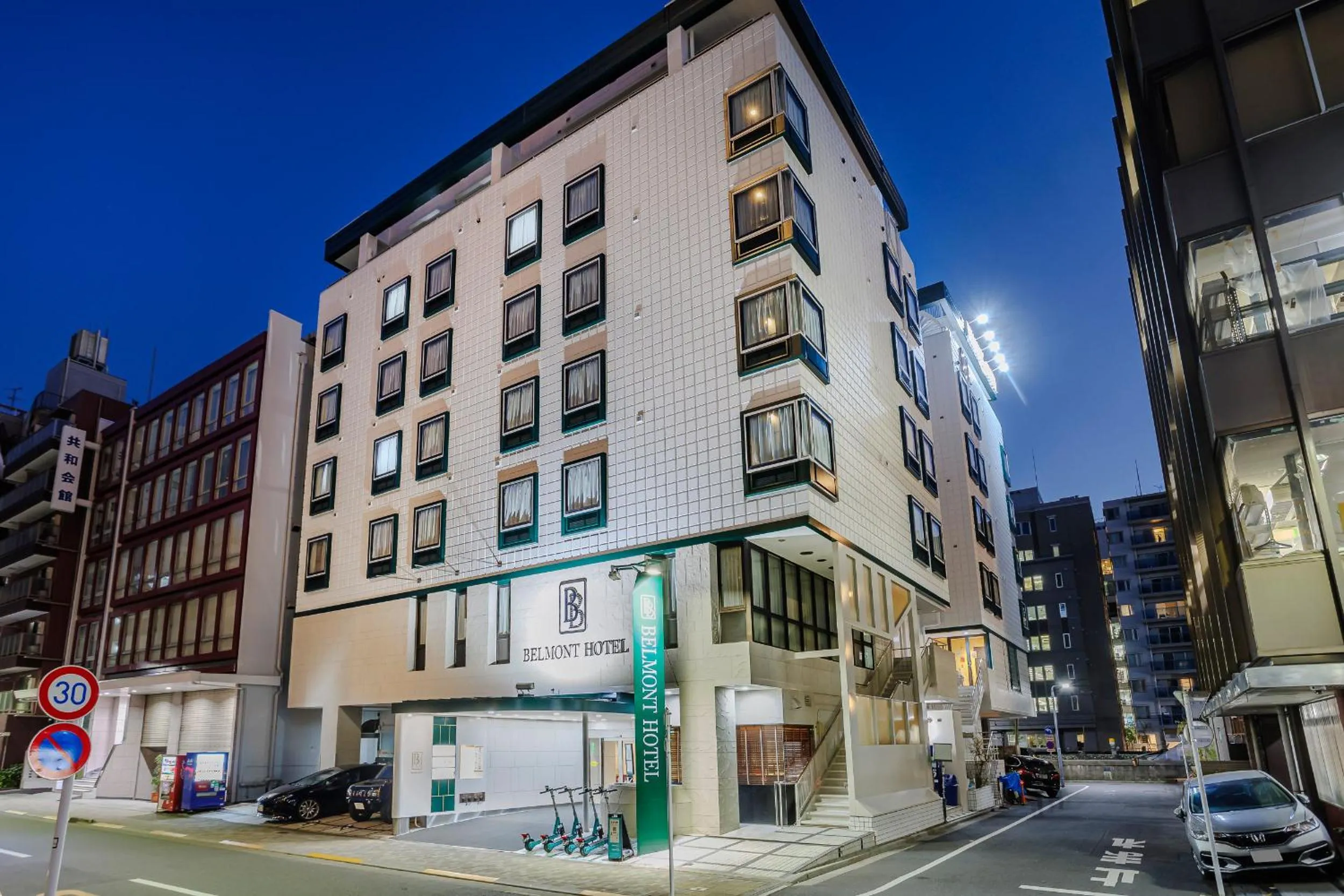 Property building in Belmont Hotel