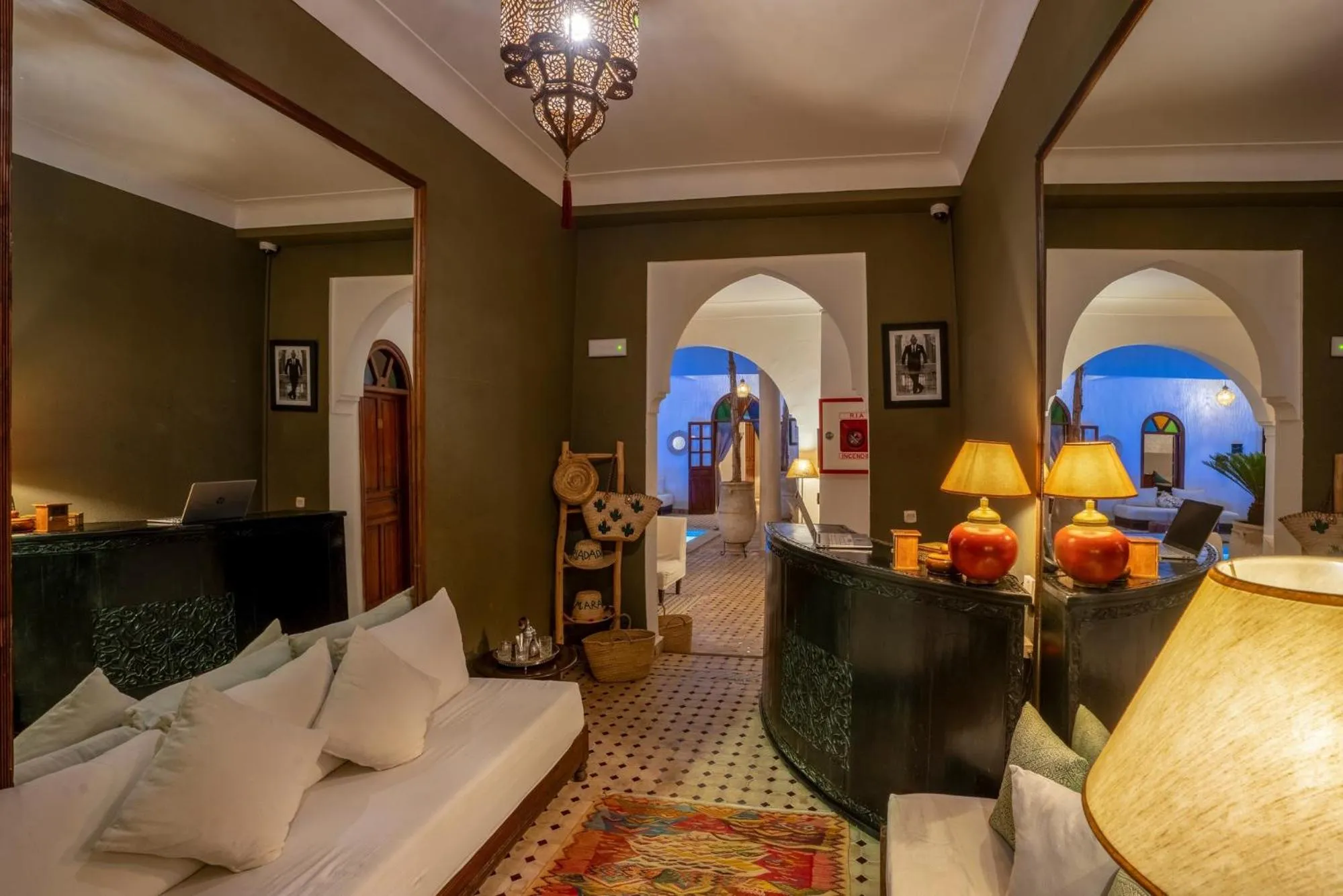 Lobby or reception in Riad Adika & Spa