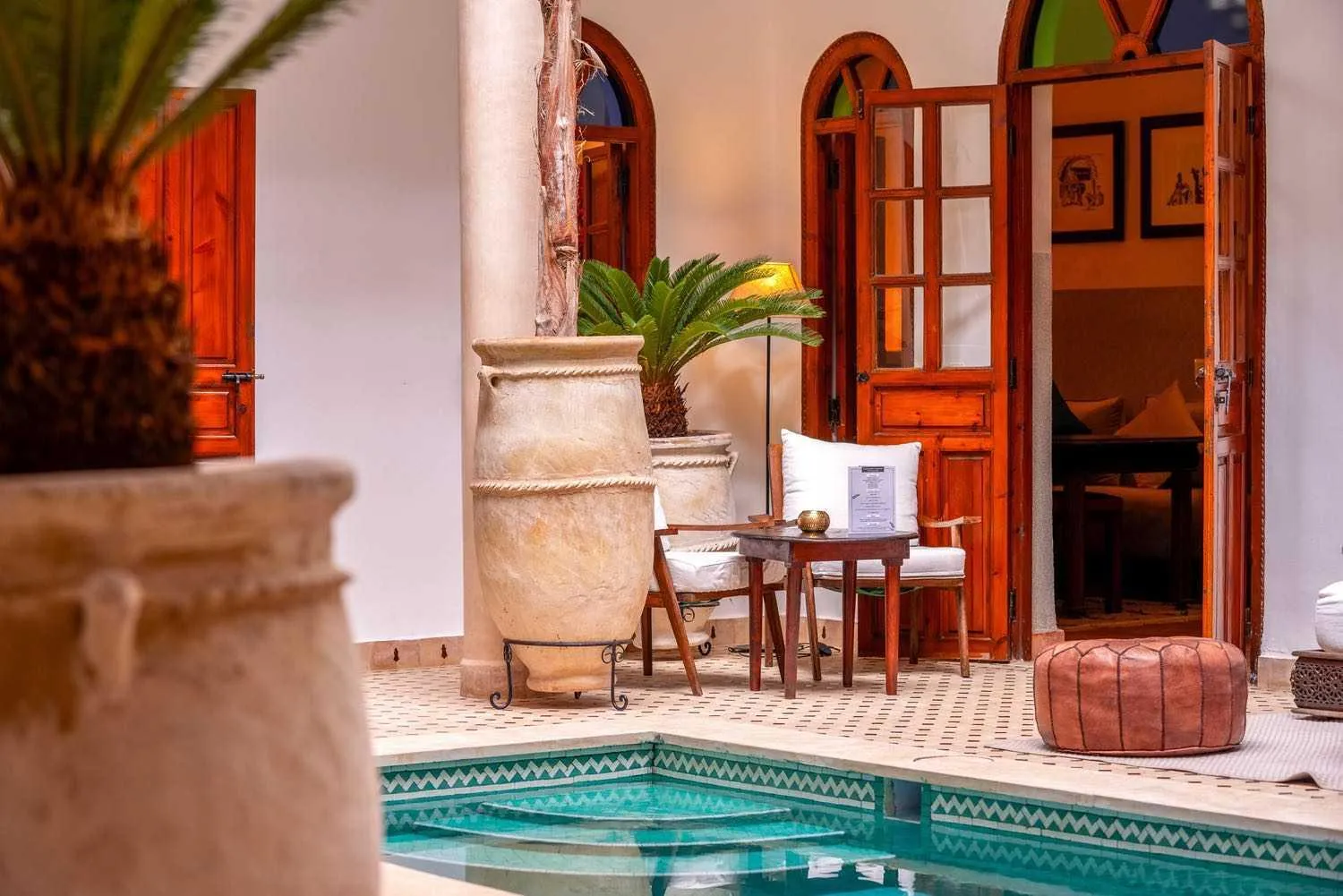 Pool view in Riad Adika & Spa