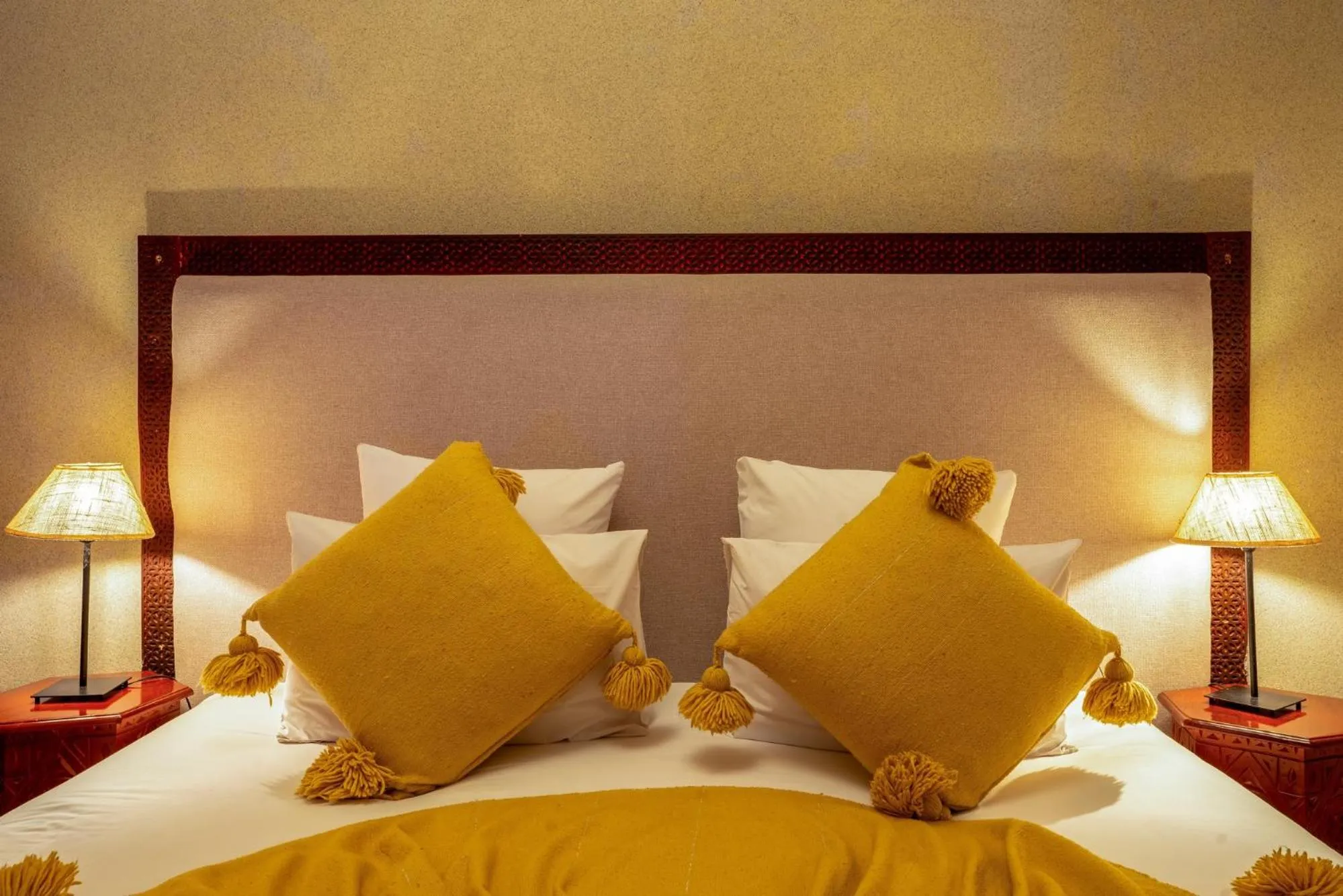 Bed in Riad Adika & Spa