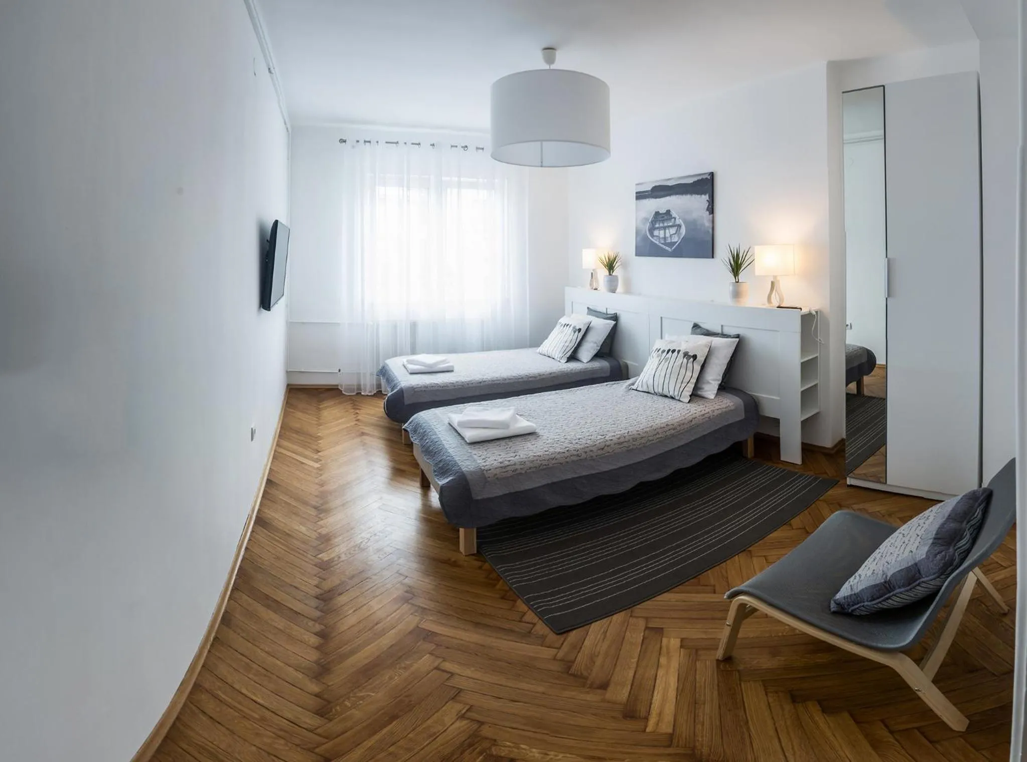 Bed in Trip Apartments