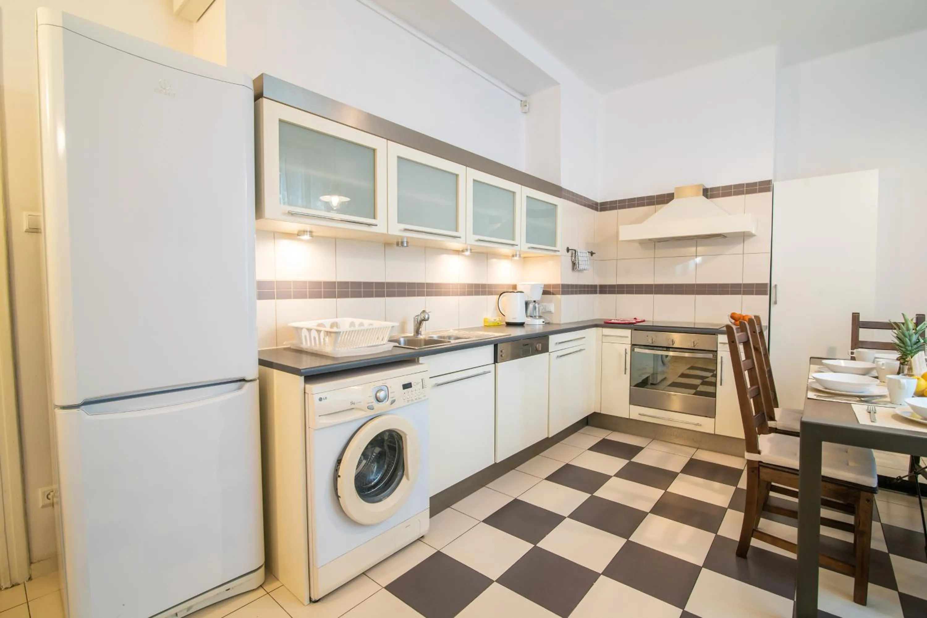 Kitchen or kitchenette in Trip Apartments