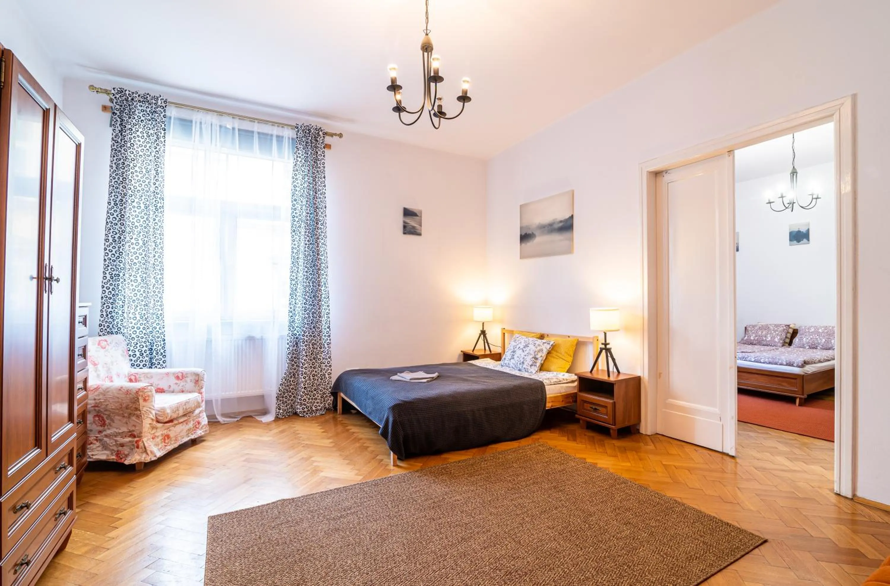 Bed in Trip Apartments