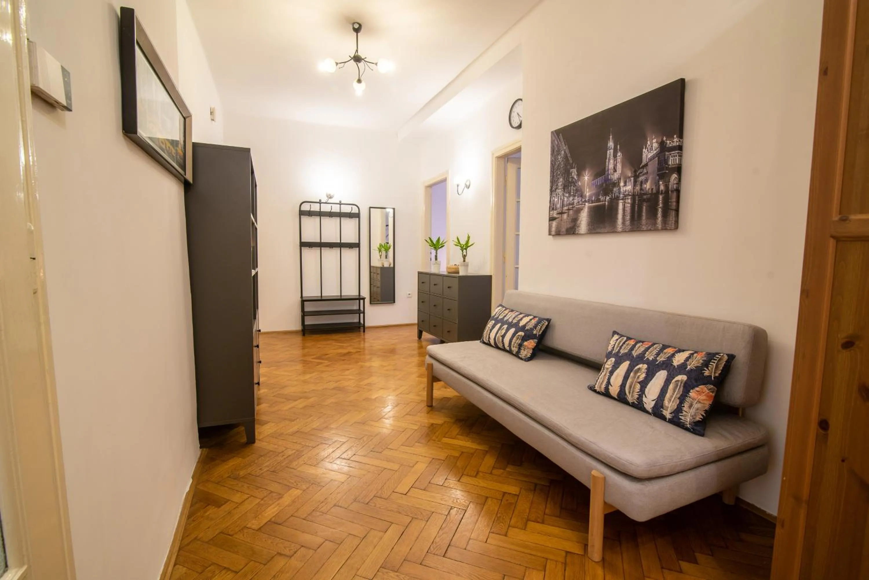 Seating area in Trip Apartments