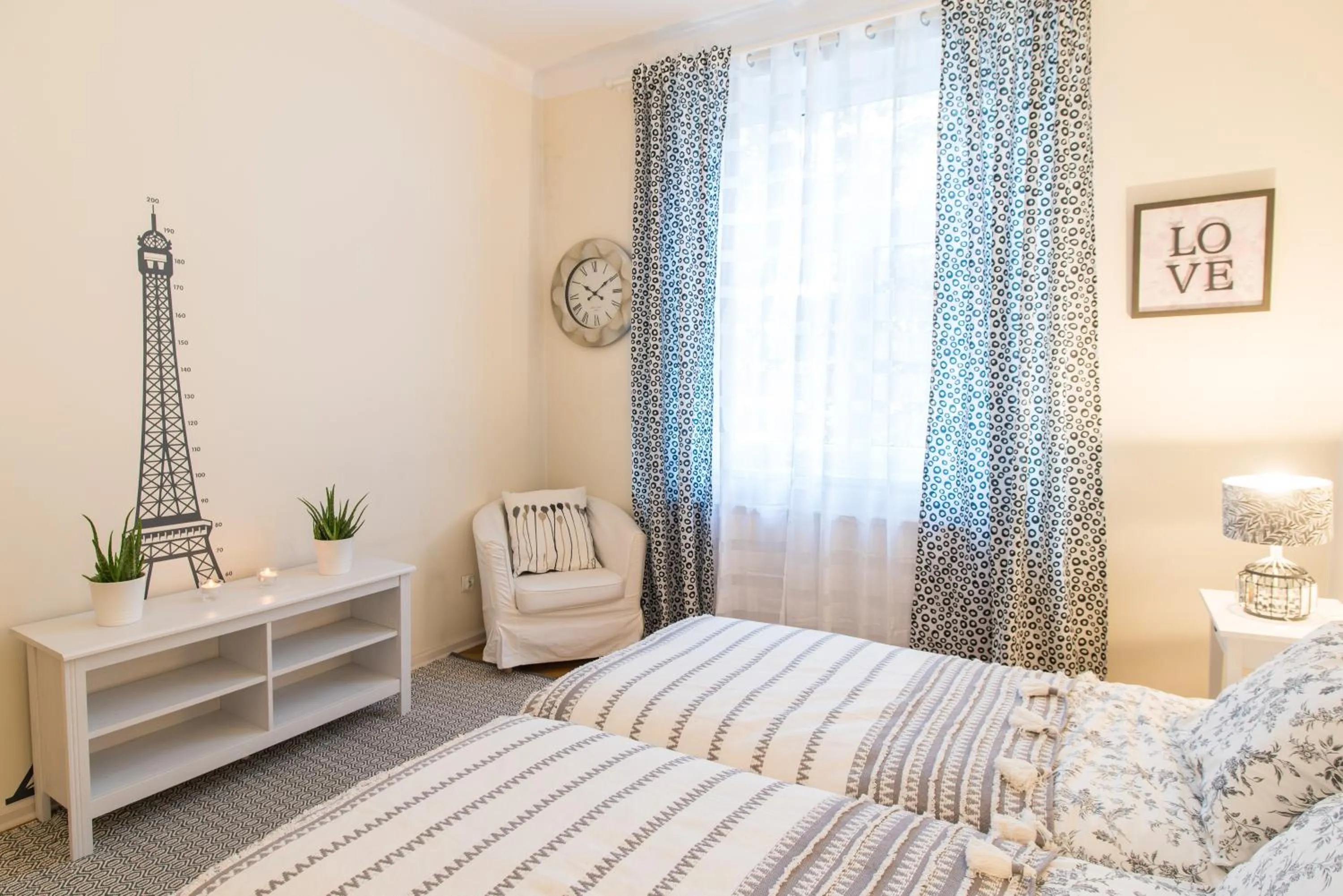 Bed in Trip Apartments