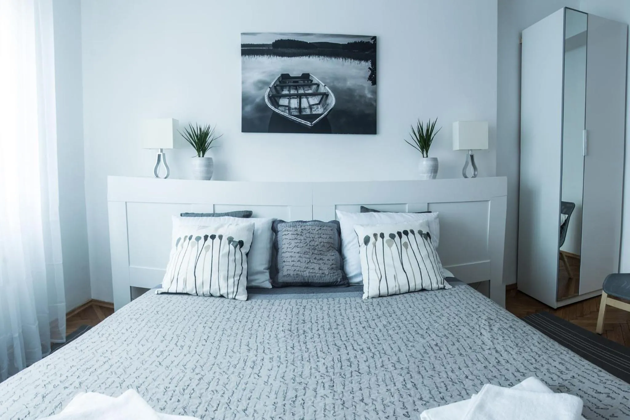 Bed in Trip Apartments