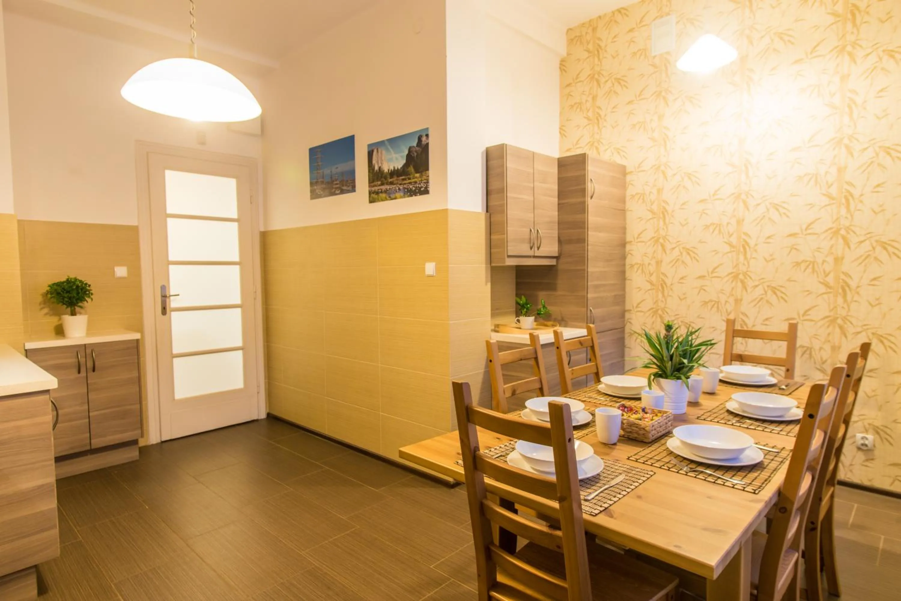 Kitchen or kitchenette in Trip Apartments